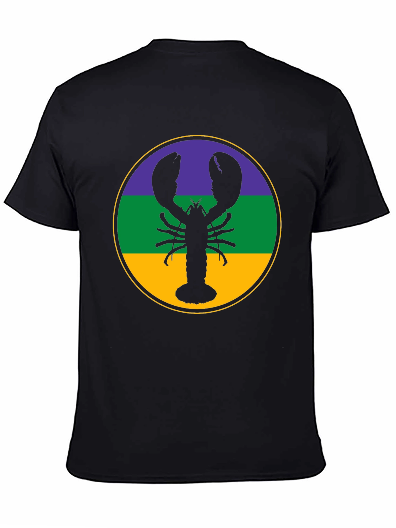 Lobster Mardi Gras T-Shirt - Round Circle