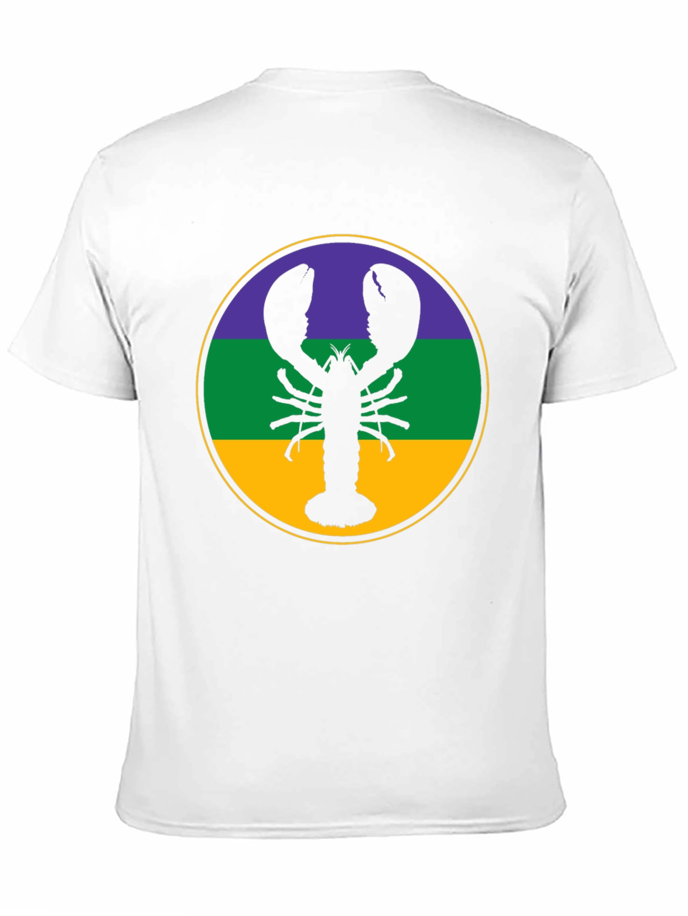 Lobster Mardi Gras T-Shirt - Round Circle