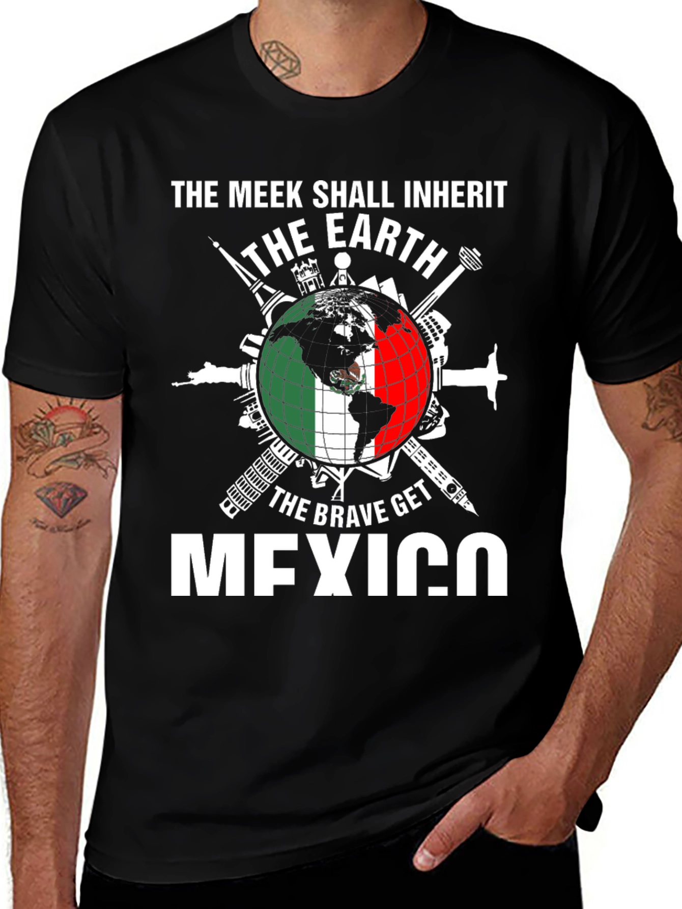 Mexico Earth Graphic T-Shirt