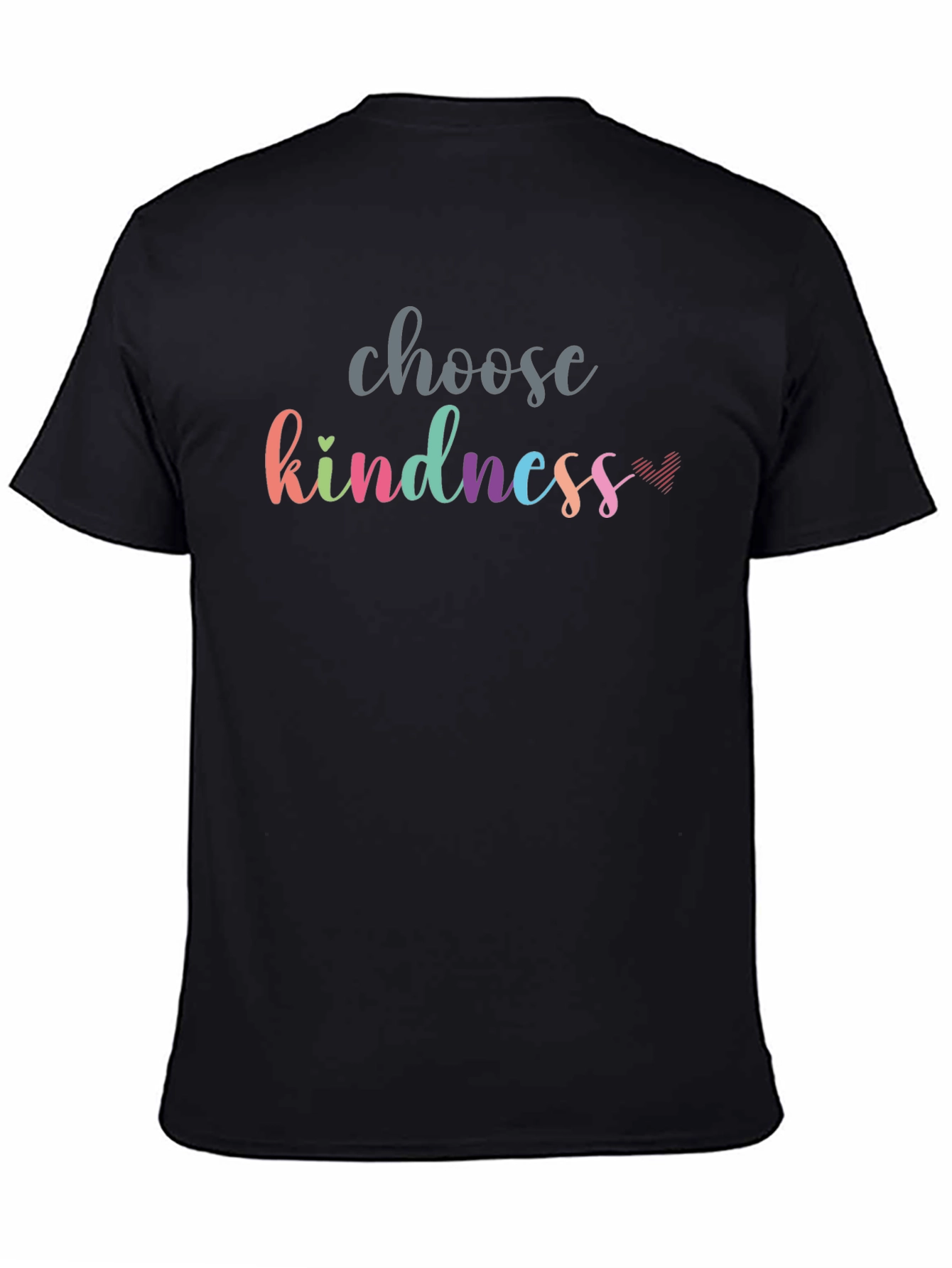 Choose Kindness Graphic Tee - Soft Black T-Shirt