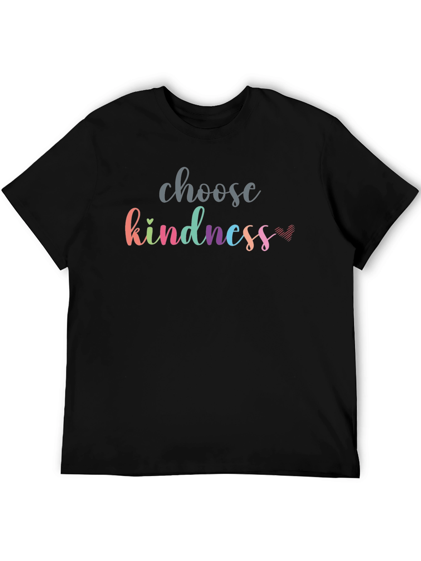 Choose Kindness Graphic Tee - Soft Black T-Shirt