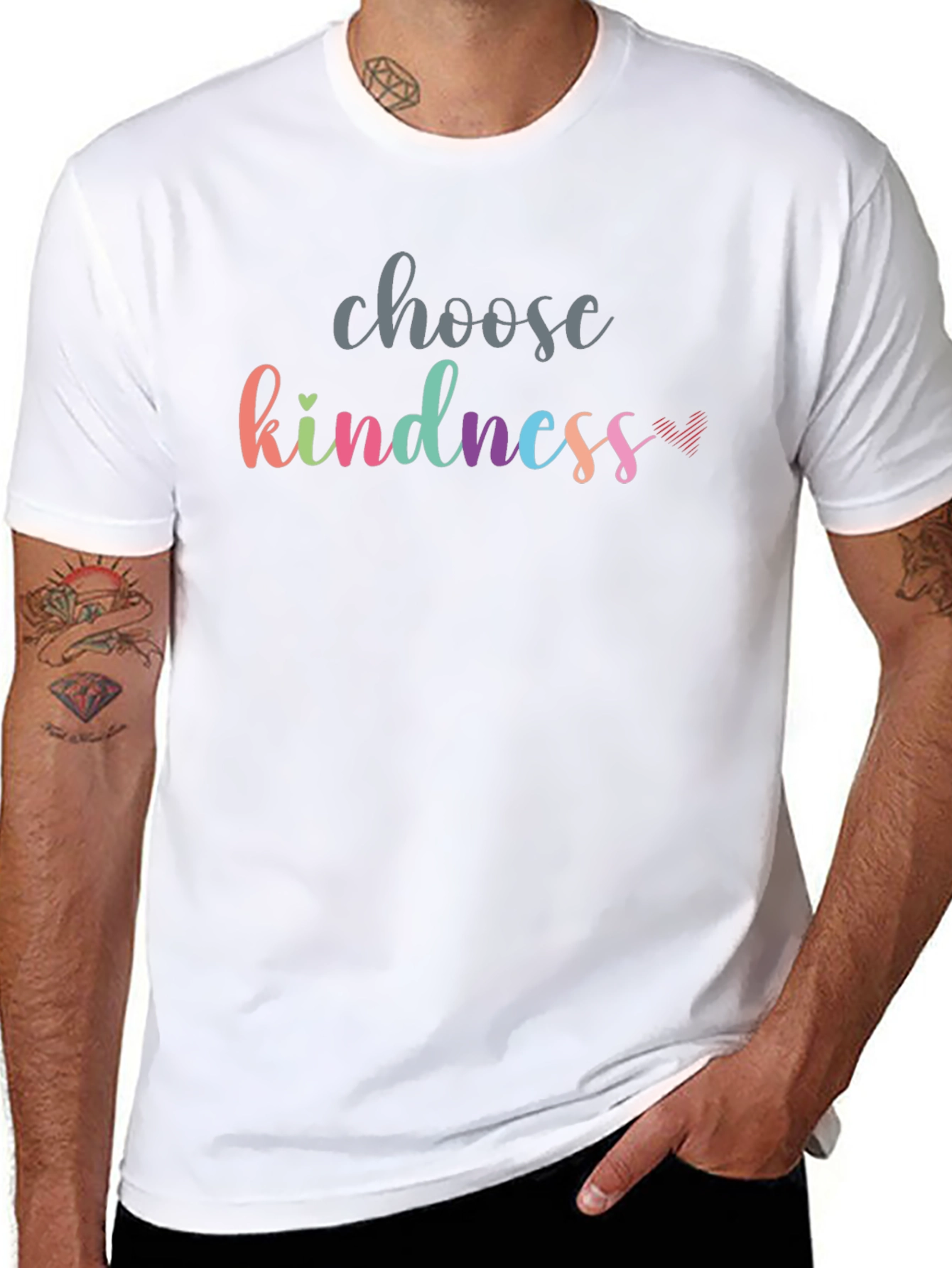 Choose Kindness Graphic Tee - Soft Black T-Shirt