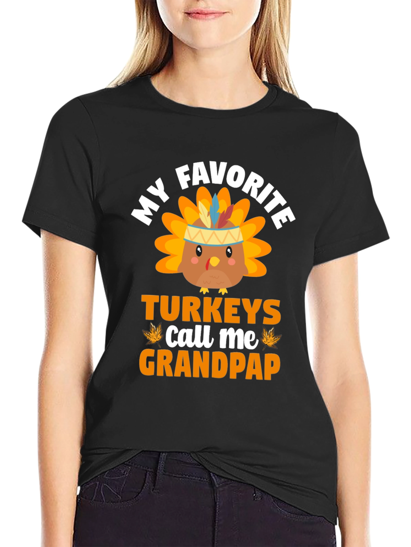 My Favorite Turkeys Call Me Grandpap T-Shirt