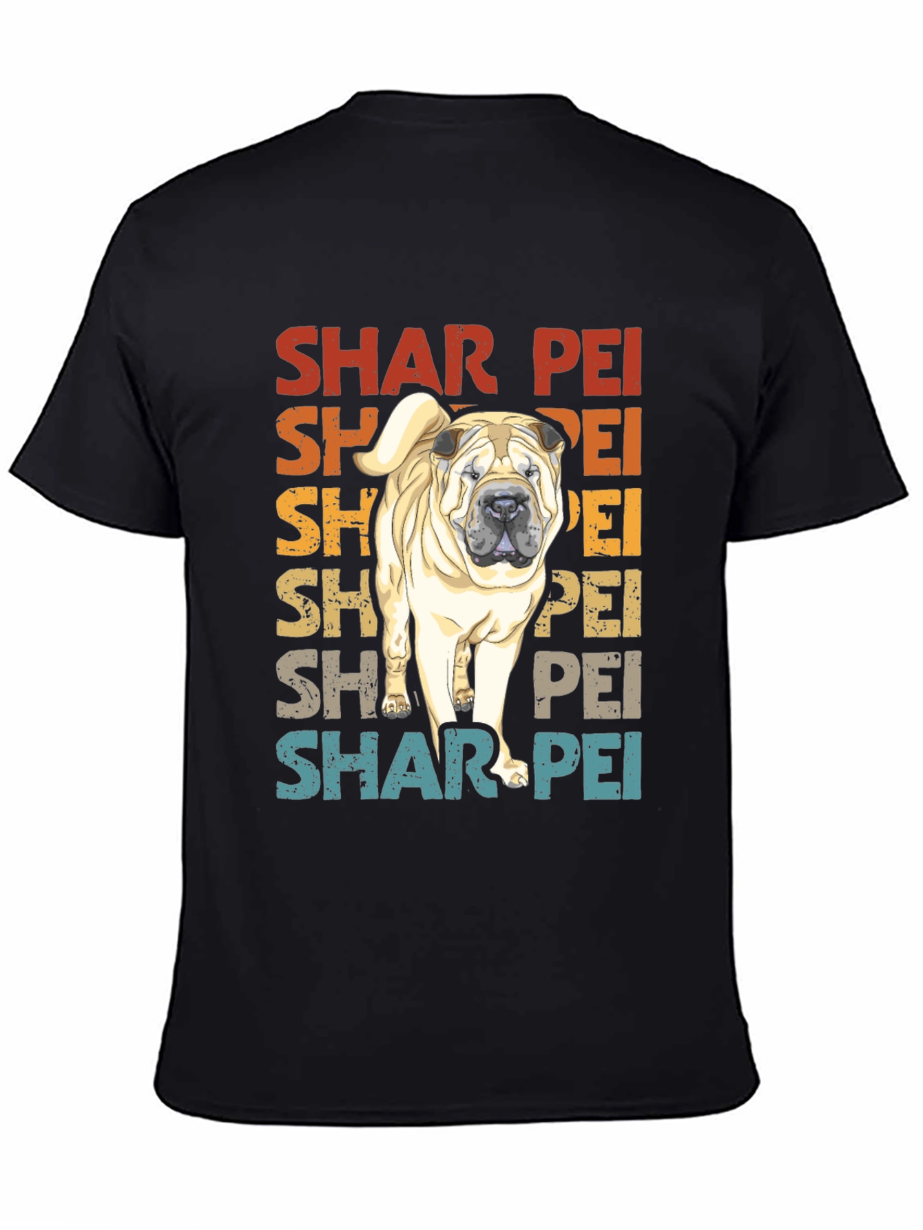 Shar Pei Dog Graphic T-Shirt