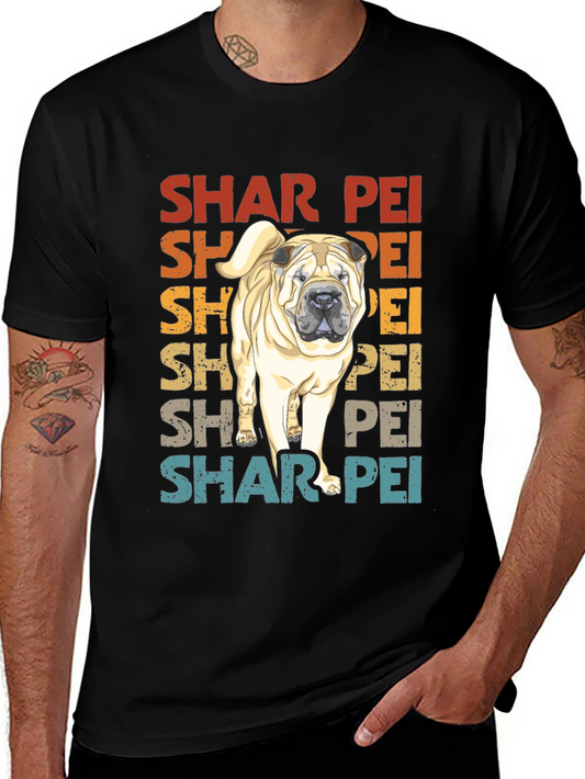 Shar Pei Dog Graphic T-Shirt