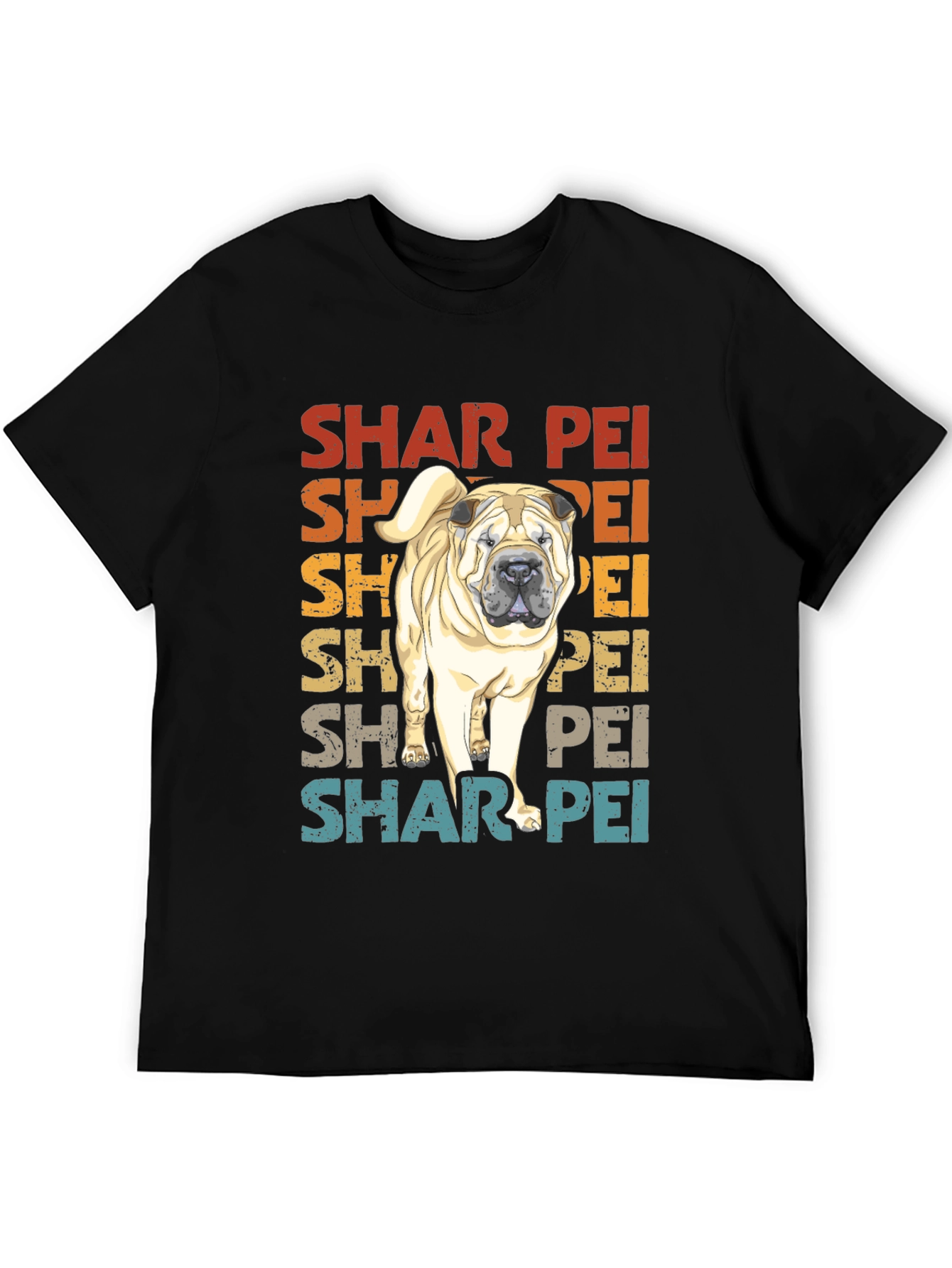 Shar Pei Dog Graphic T-Shirt