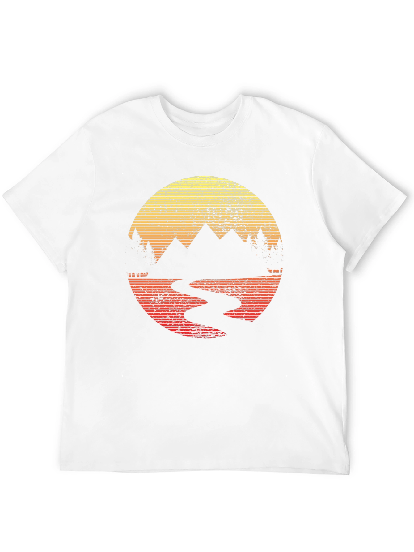 Retro Mountain Sunset T-Shirt
