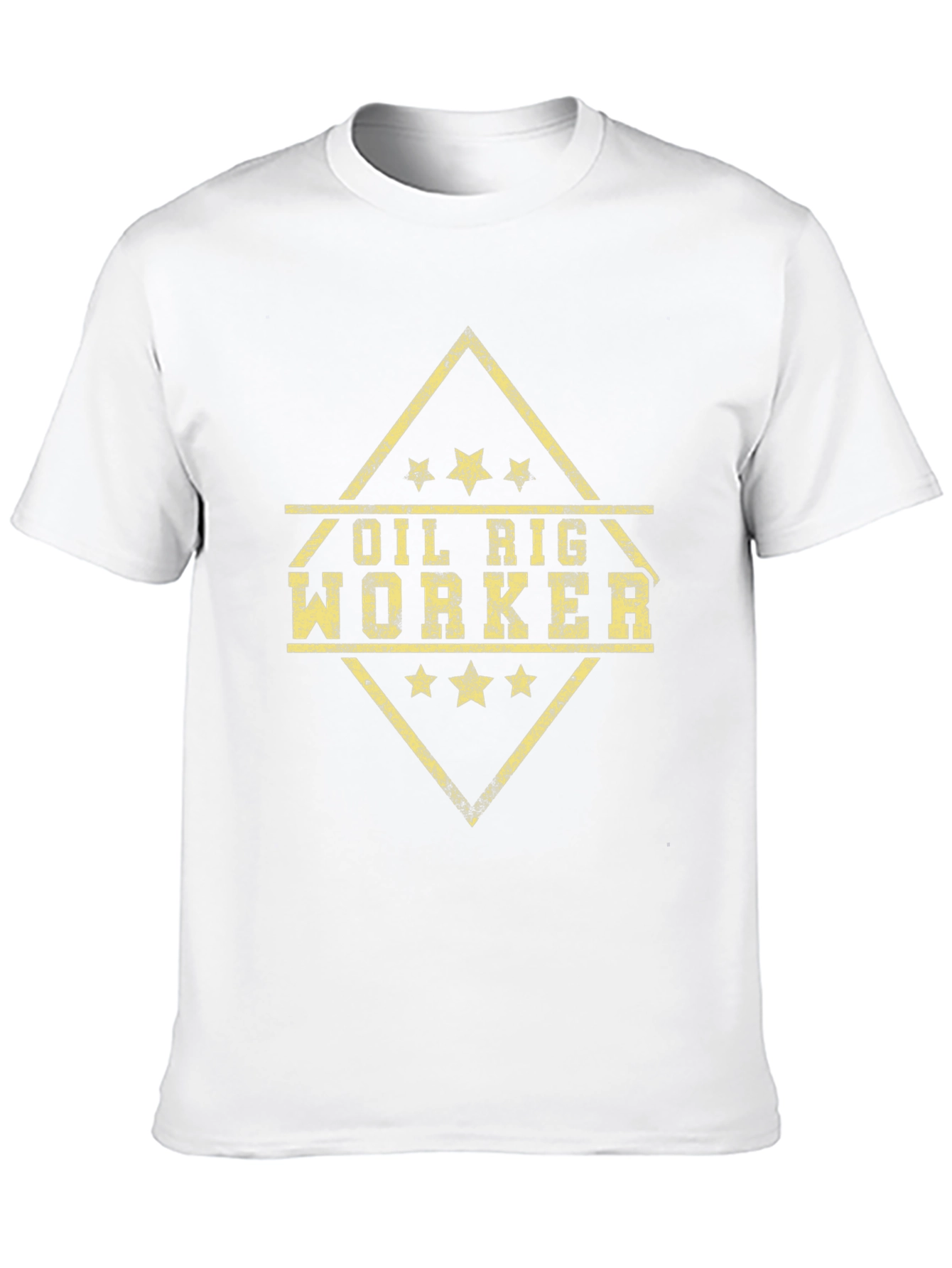 Oil Rig Worker Graphic Tee - Black
