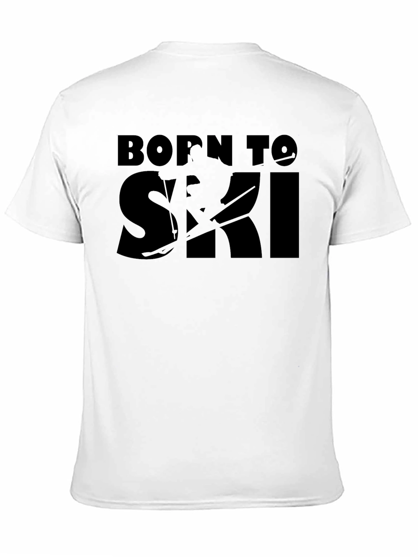 Born to Ski Graphic T-Shirt - Black