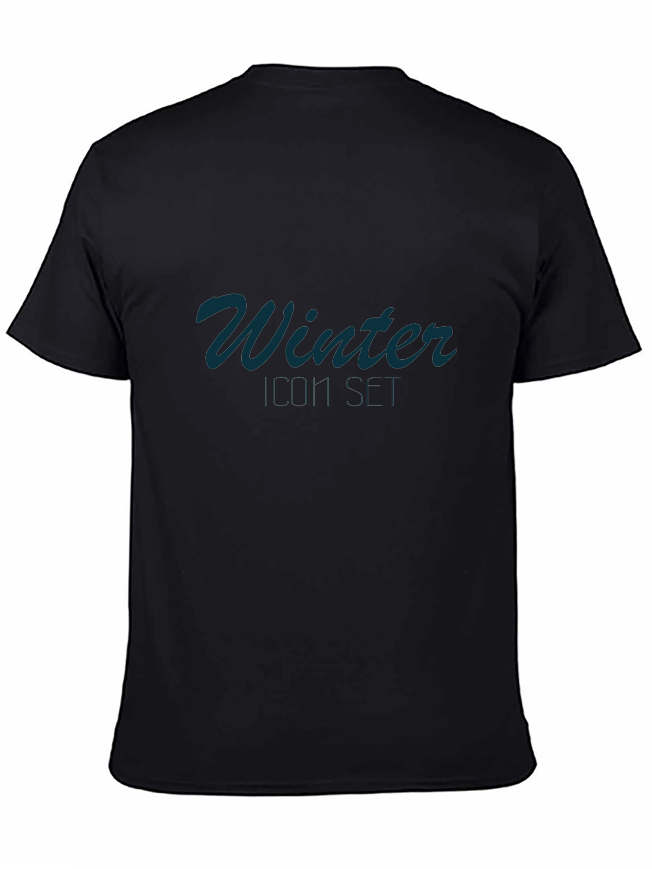 Winter Icon T-Shirt - Stylish Black Tee
