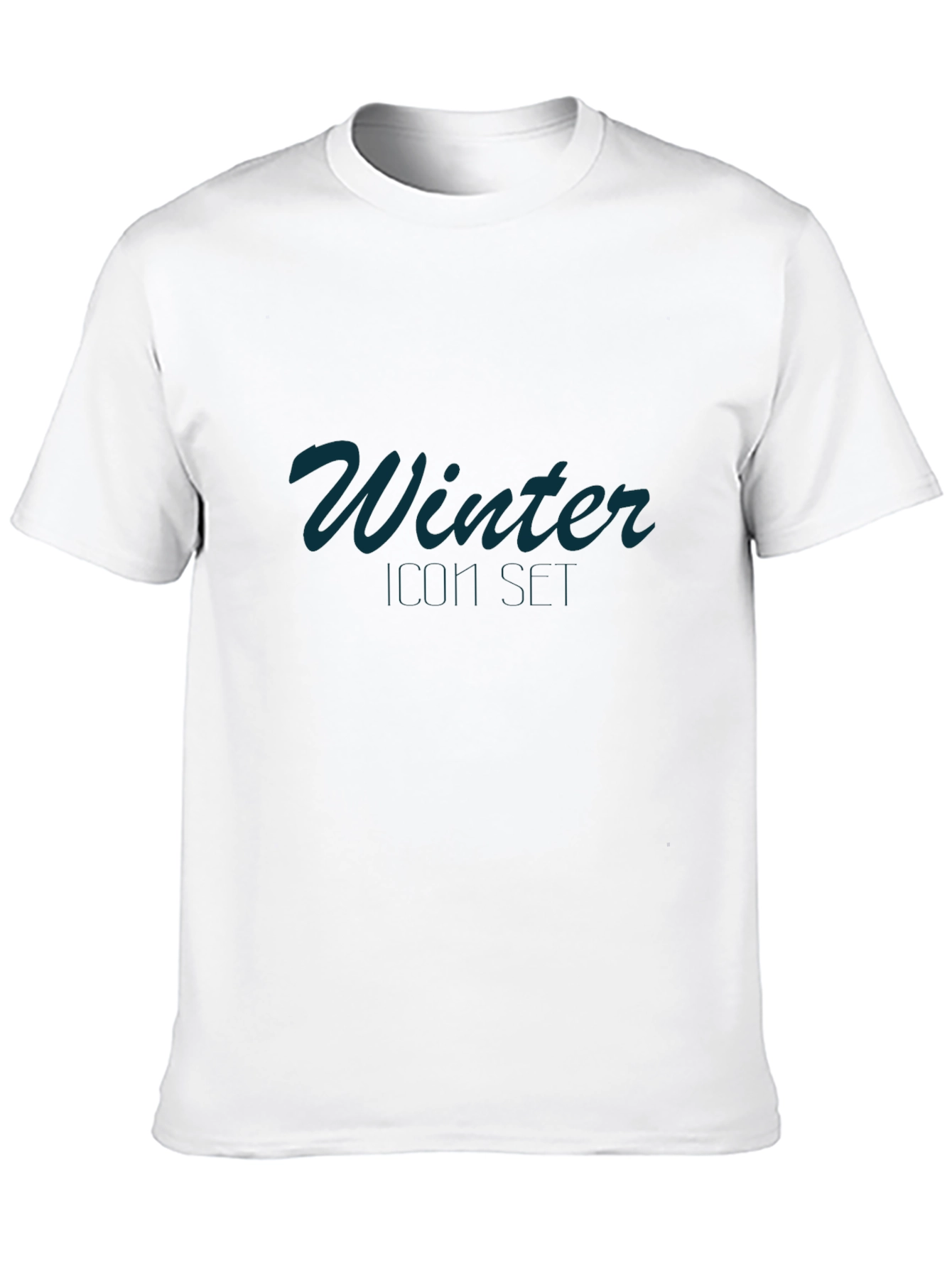 Winter Icon T-Shirt - Stylish Black Tee