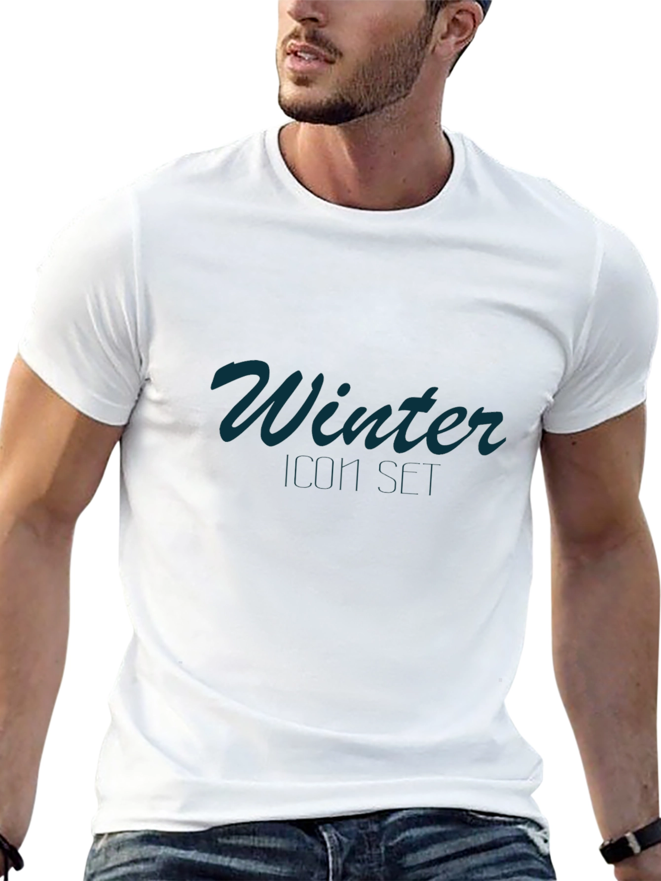 Winter Icon T-Shirt - Stylish Black Tee