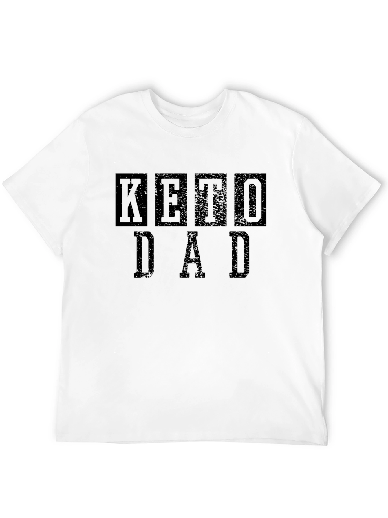 Keto Dad Graphic Tee - Black Casual T-Shirt