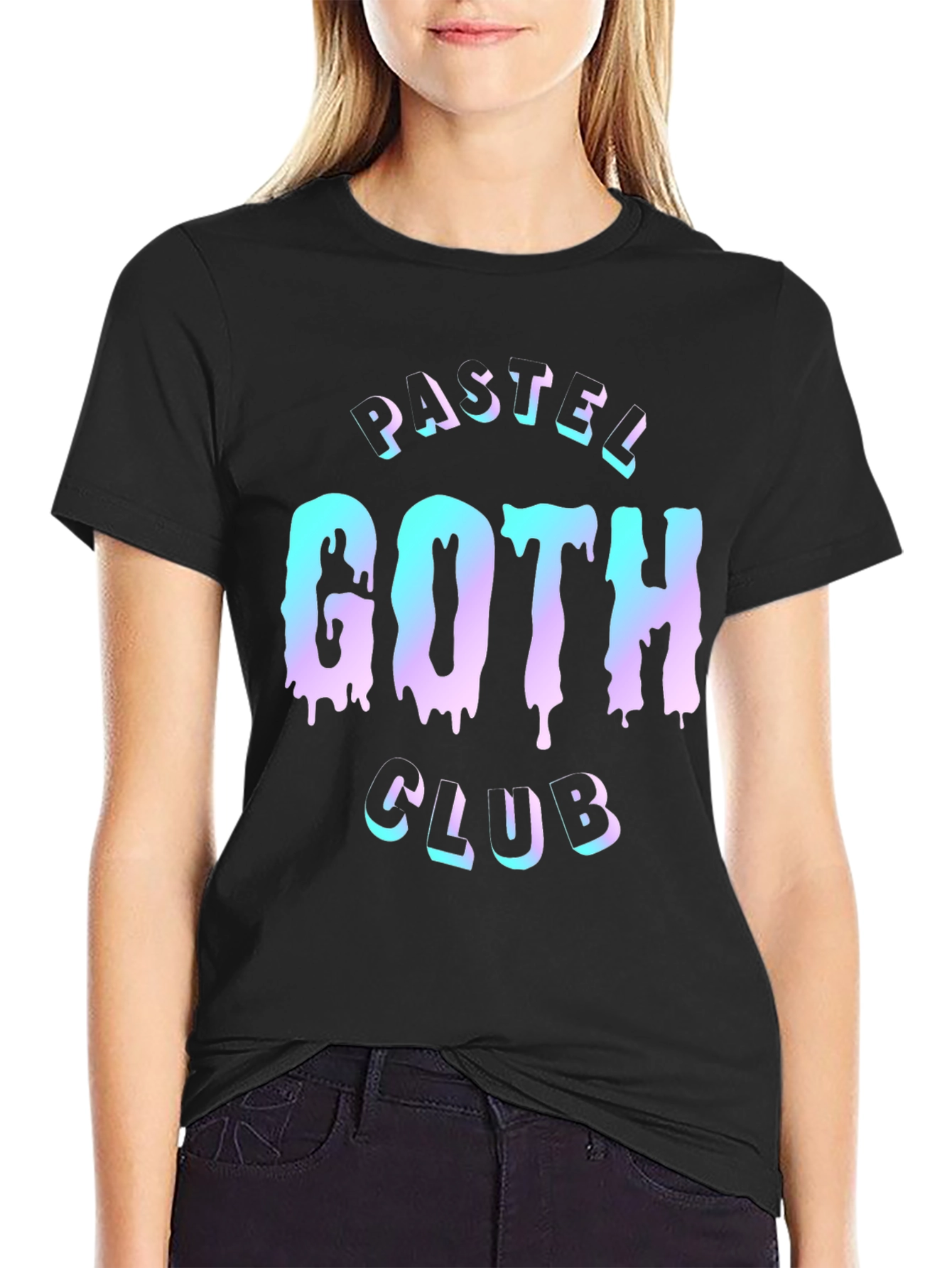 Pastel Goth Club Graphic Tee