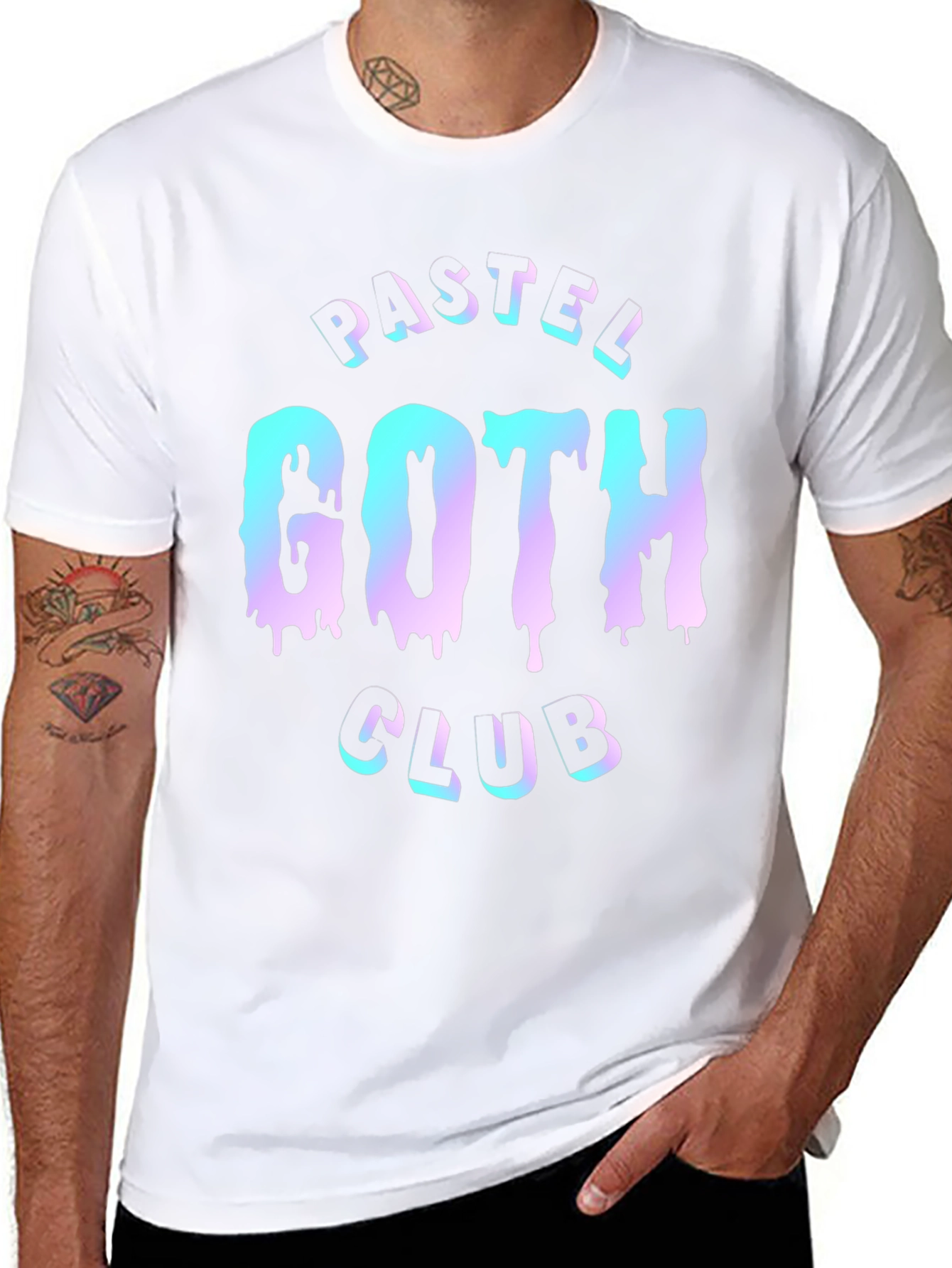 Pastel Goth Club Graphic Tee