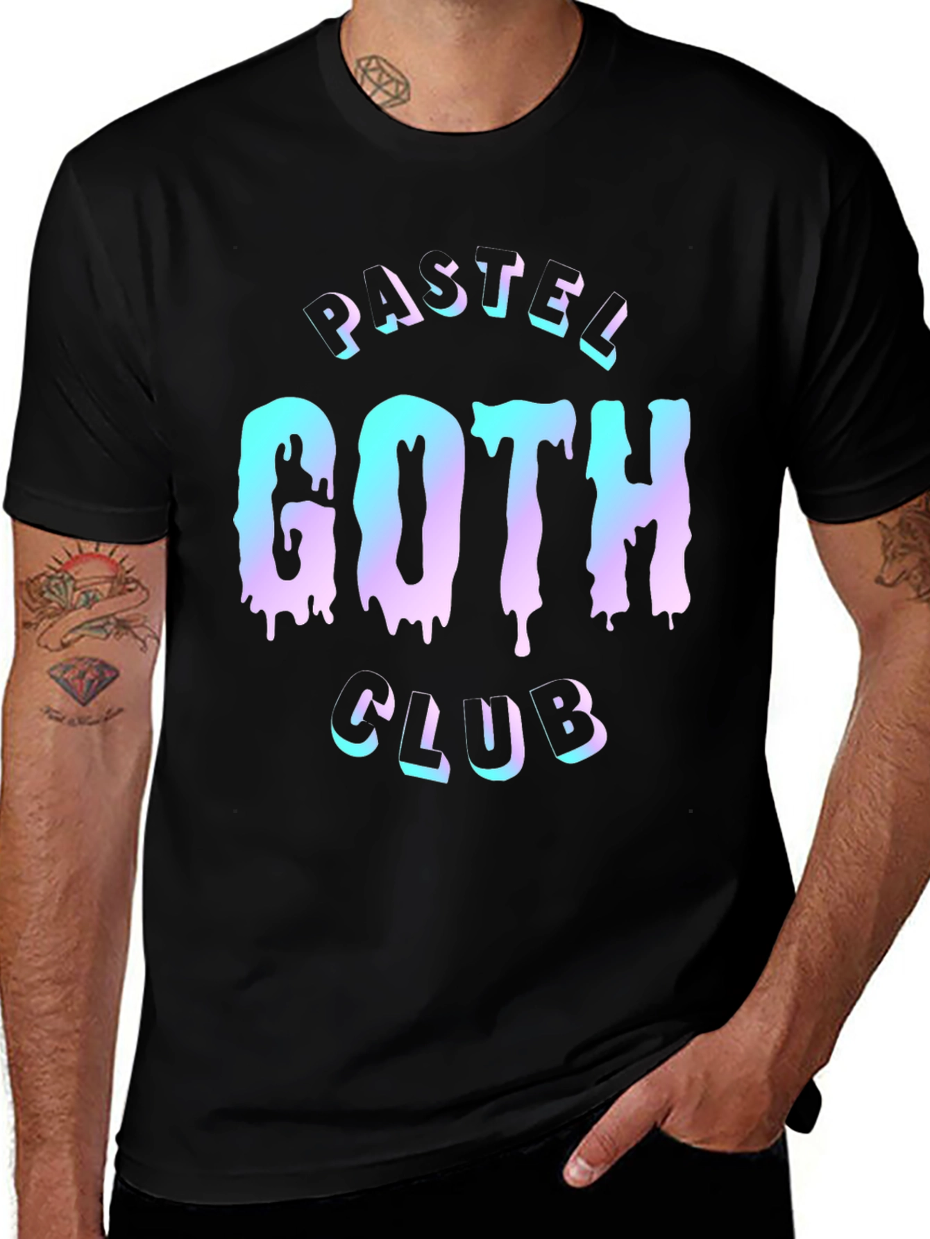 Pastel Goth Club Graphic Tee