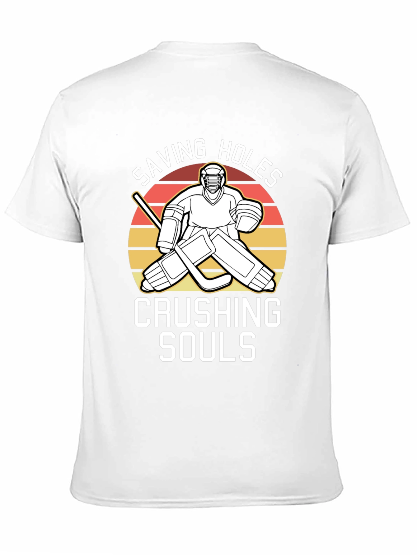 Saving Holes Crushing Souls Hockey T-Shirt