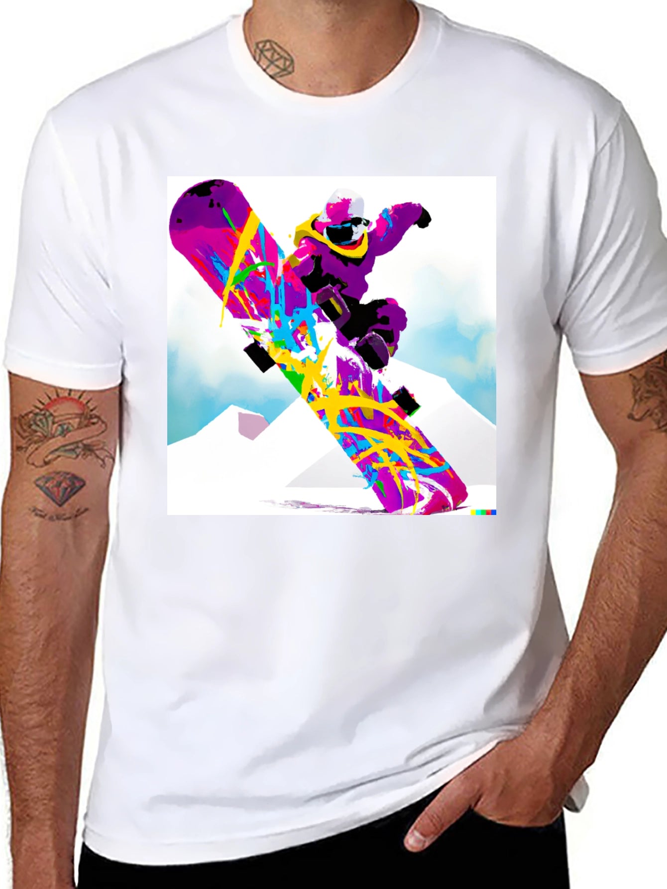 Snowboard Graphic Tee - Ride in Style!