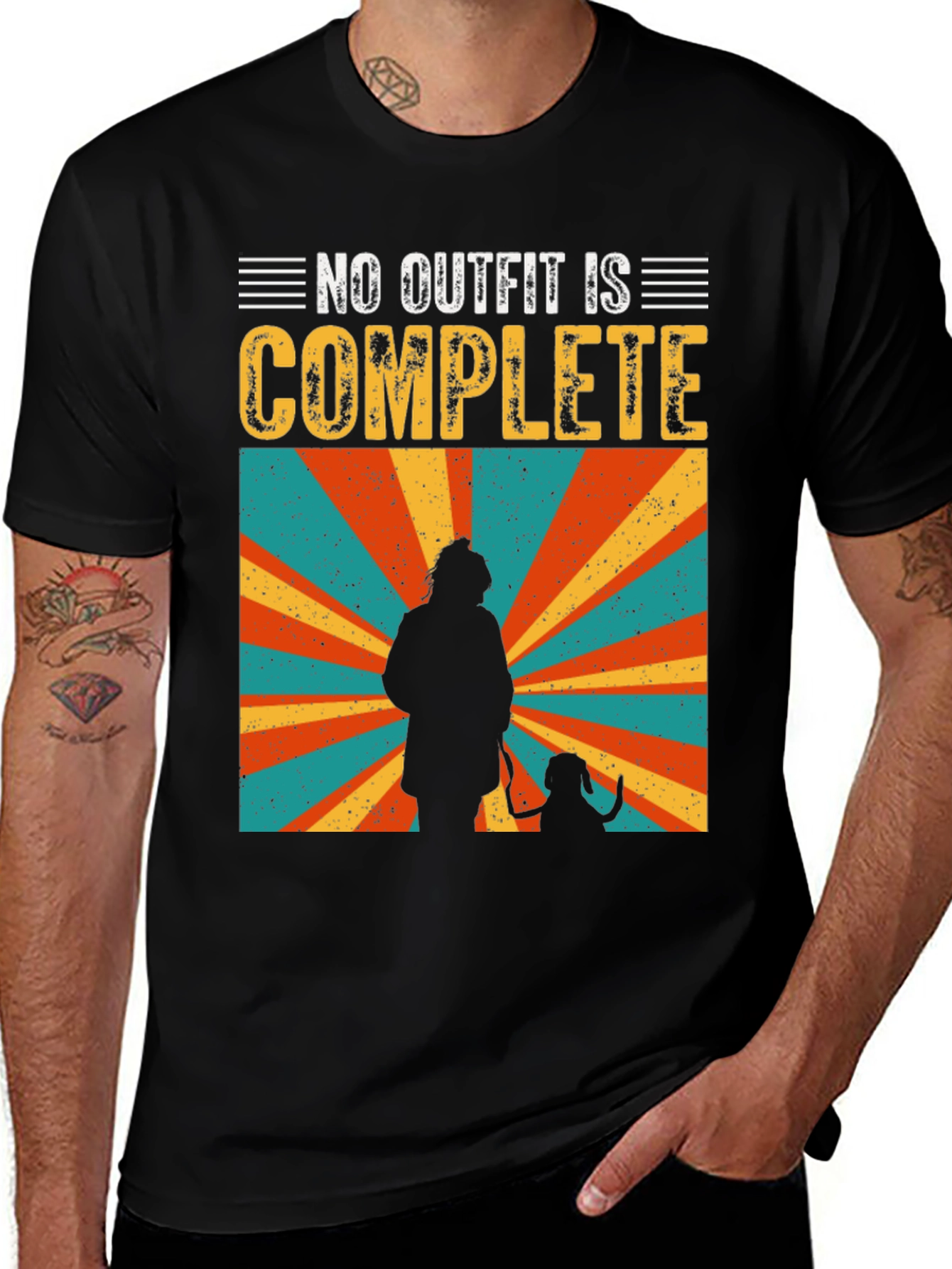 No Outfit Complete Dog Lover T-Shirt