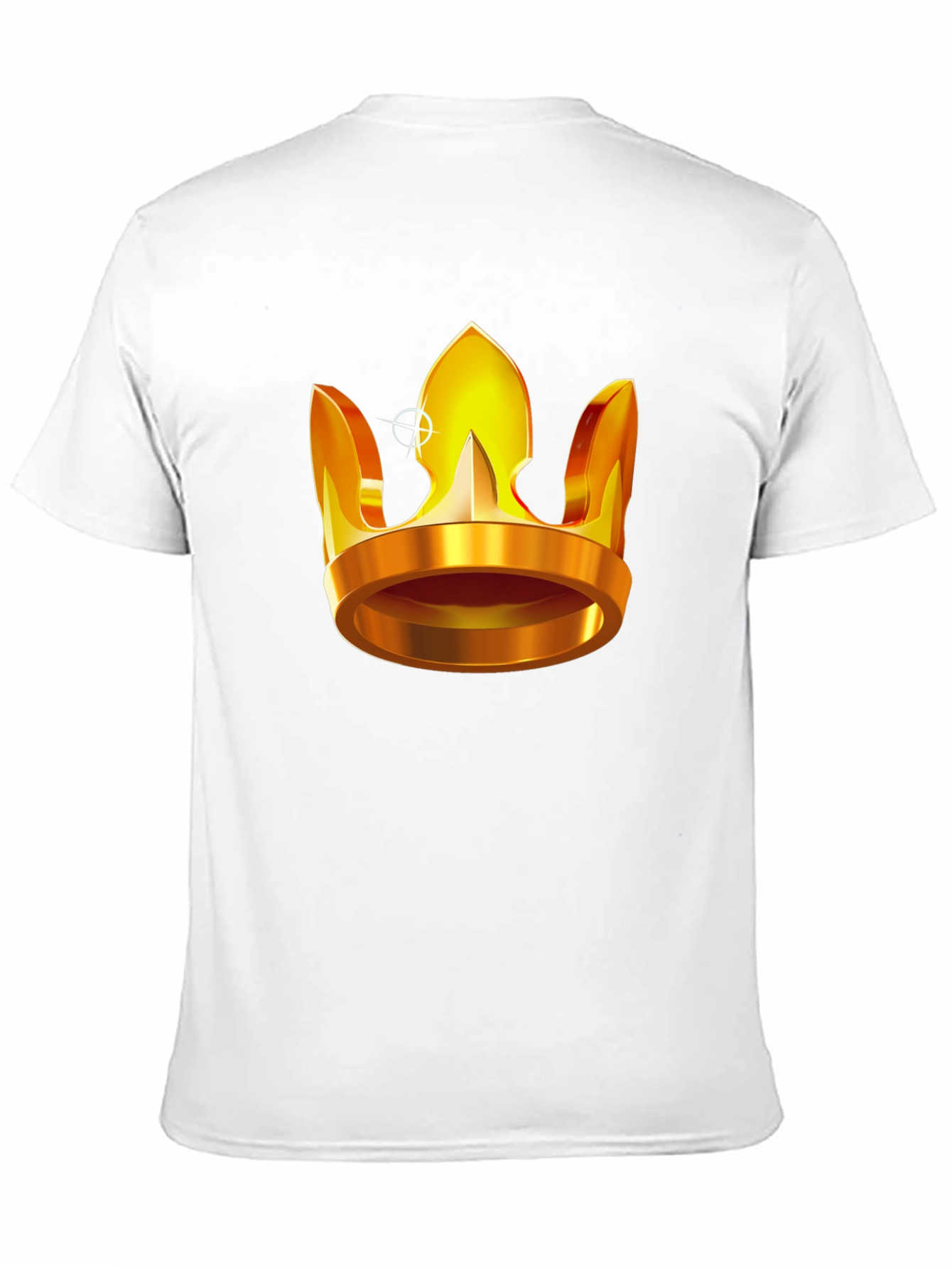 Golden Crown Graphic T-Shirt - Regal Style
