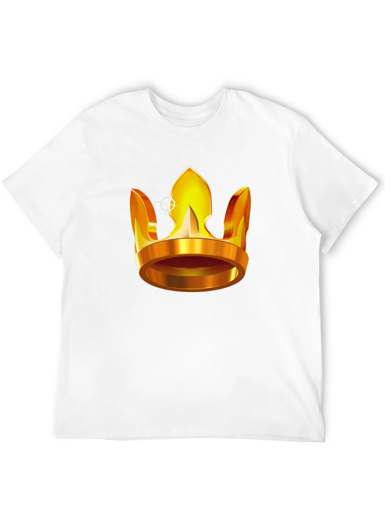 Golden Crown Graphic T-Shirt - Regal Style
