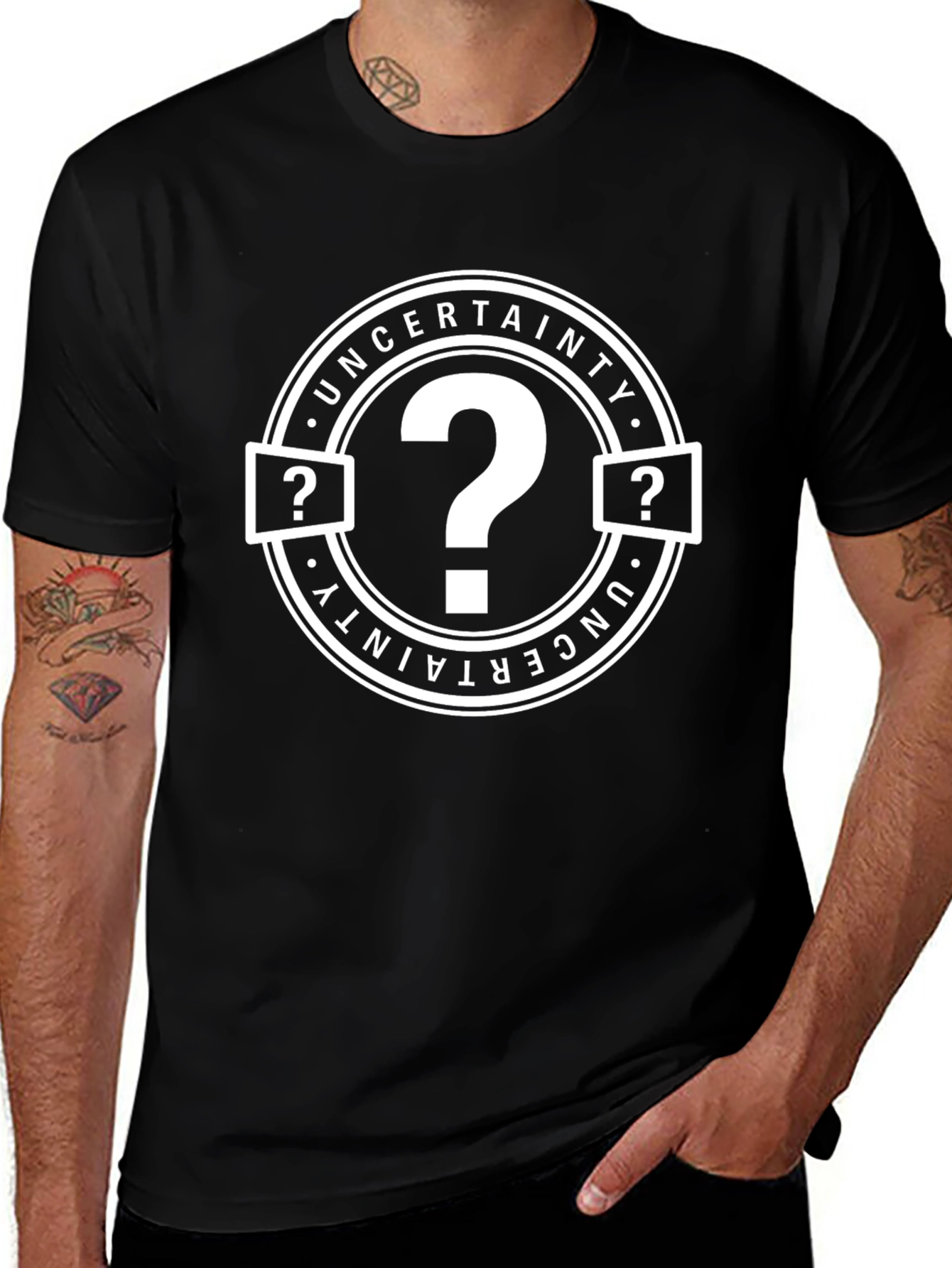 Uncertainty T-Shirt - Question Mark Graphic Tee