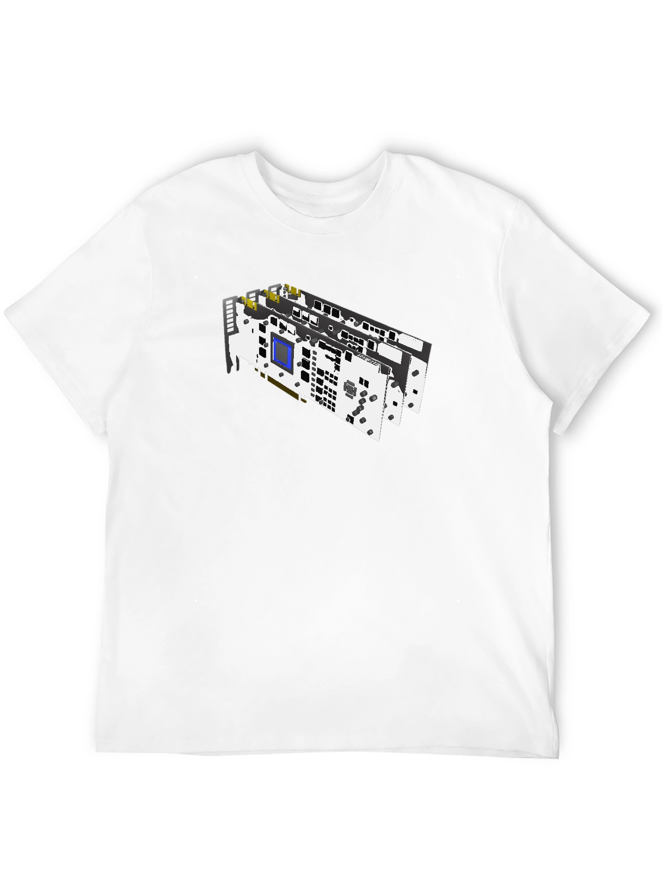 Circuit Board Graphic T-Shirt