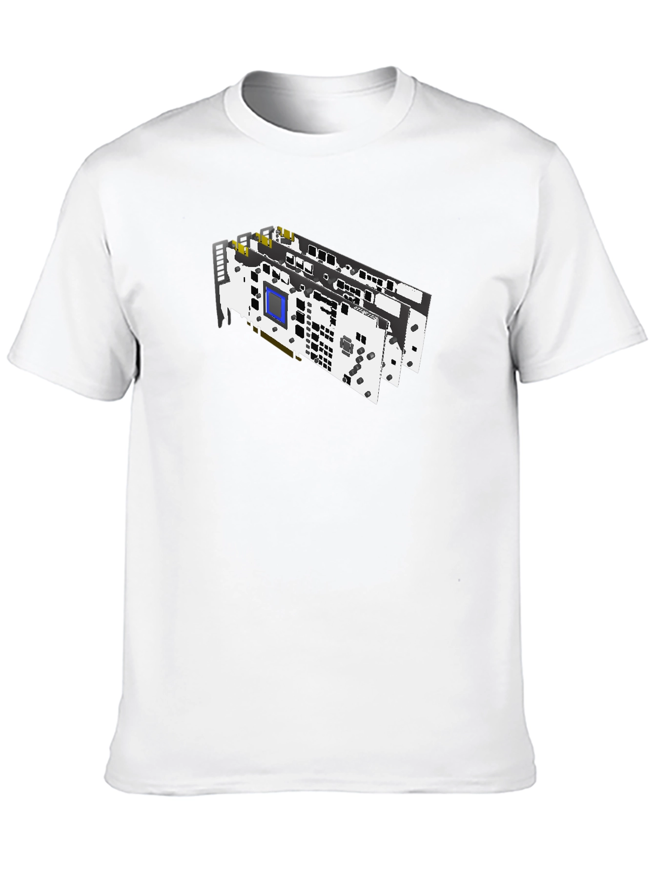 Circuit Board Graphic T-Shirt