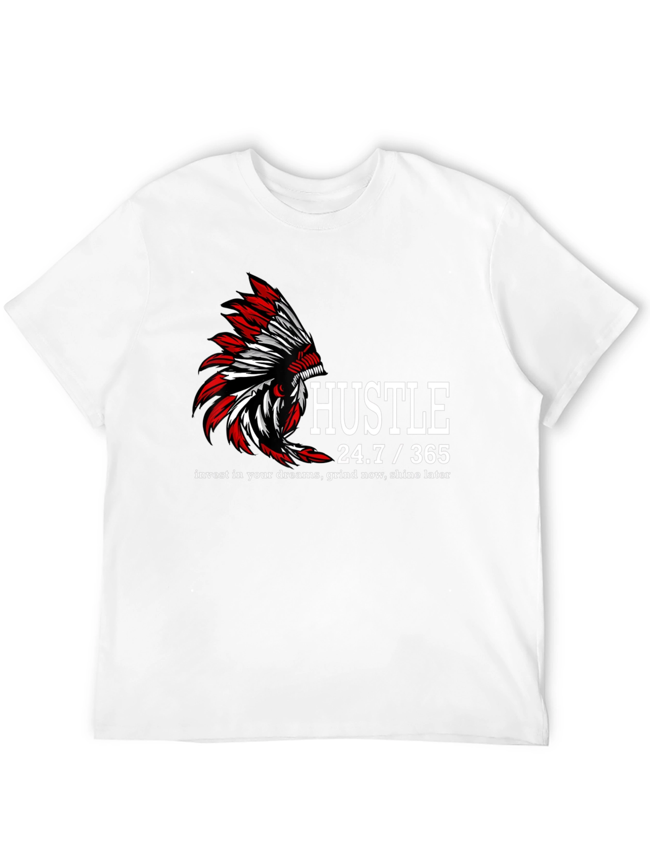 Hustle 24.7/365 Graphic T-Shirt
