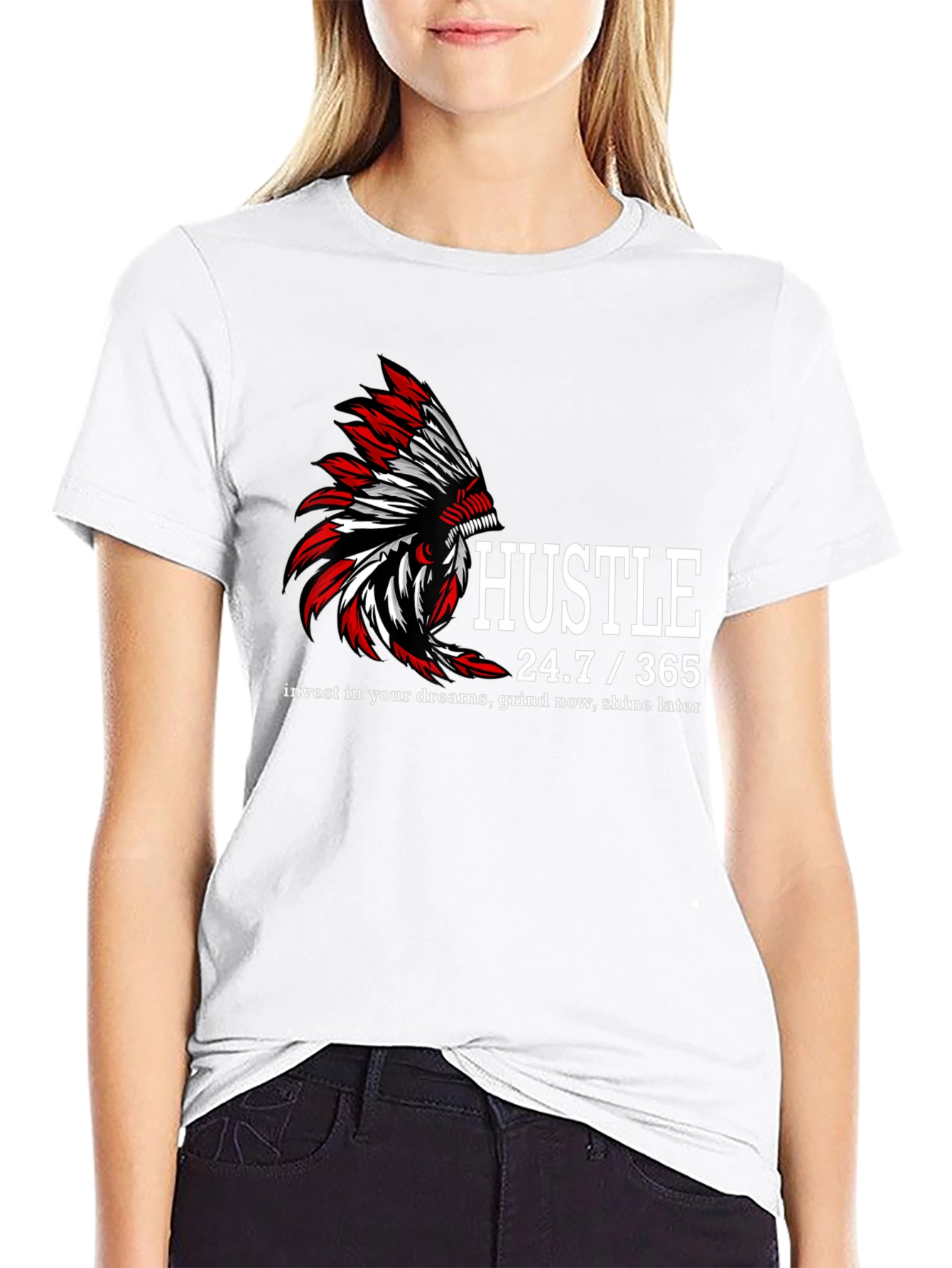 Hustle 24.7/365 Graphic T-Shirt