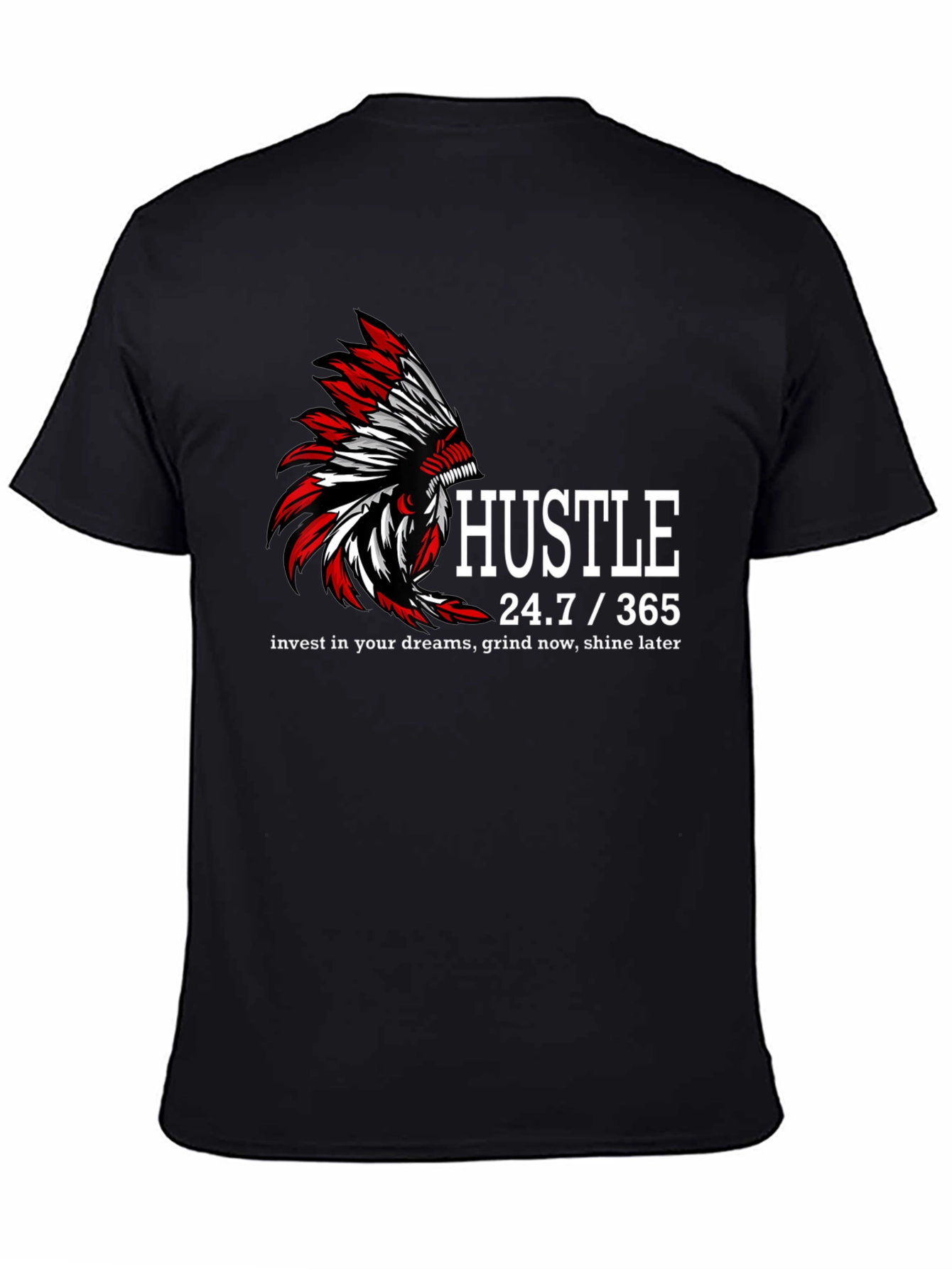 Hustle 24.7/365 Graphic T-Shirt
