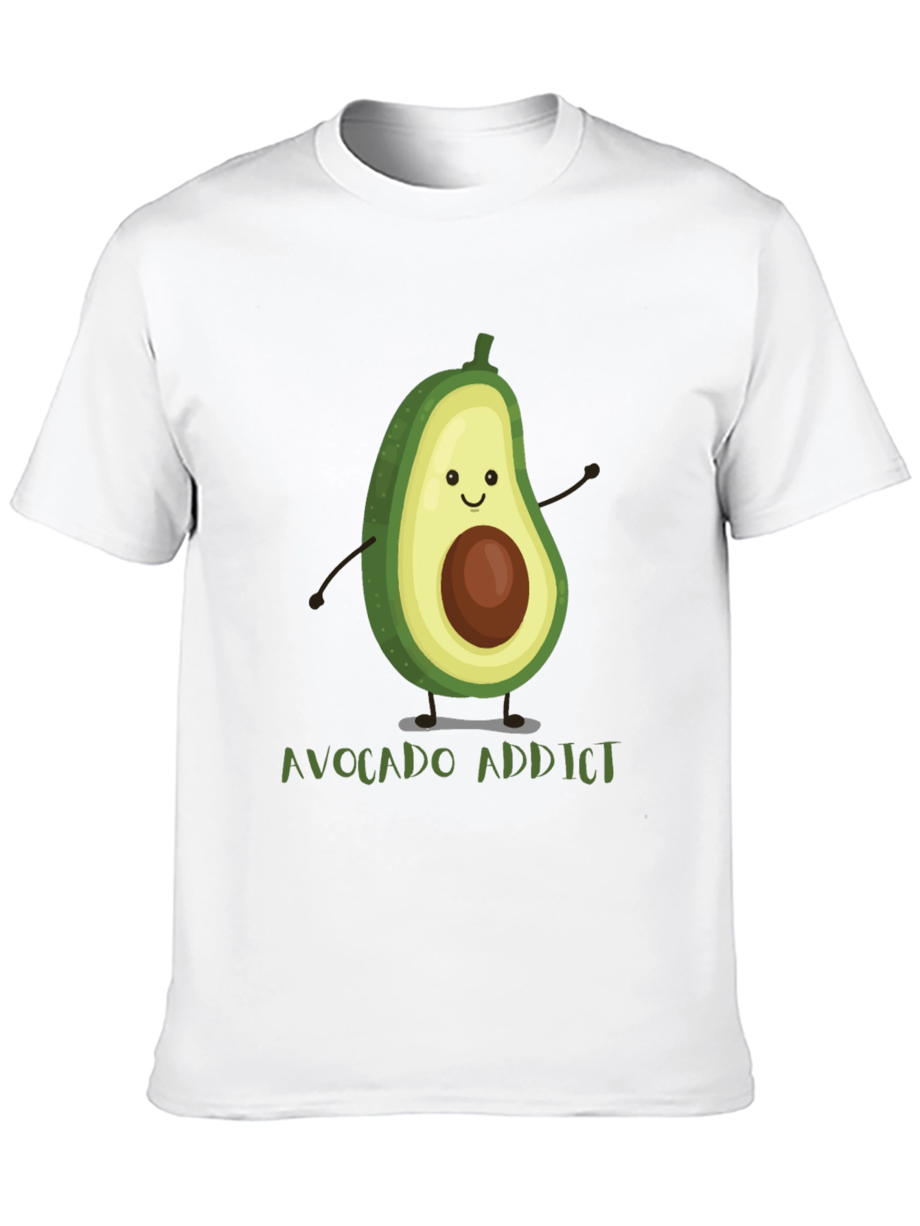 Avocado Addict Graphic Tee - Funny Foodie T-Shirt