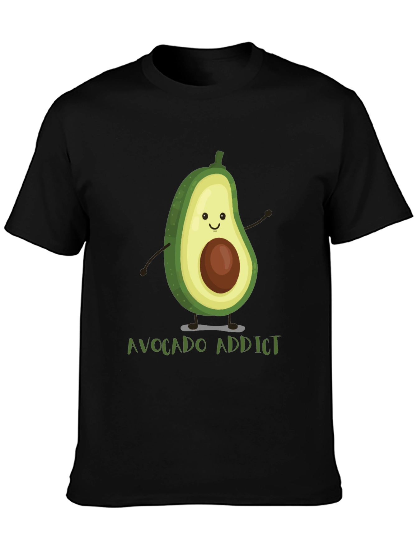 Avocado Addict Graphic Tee - Funny Foodie T-Shirt