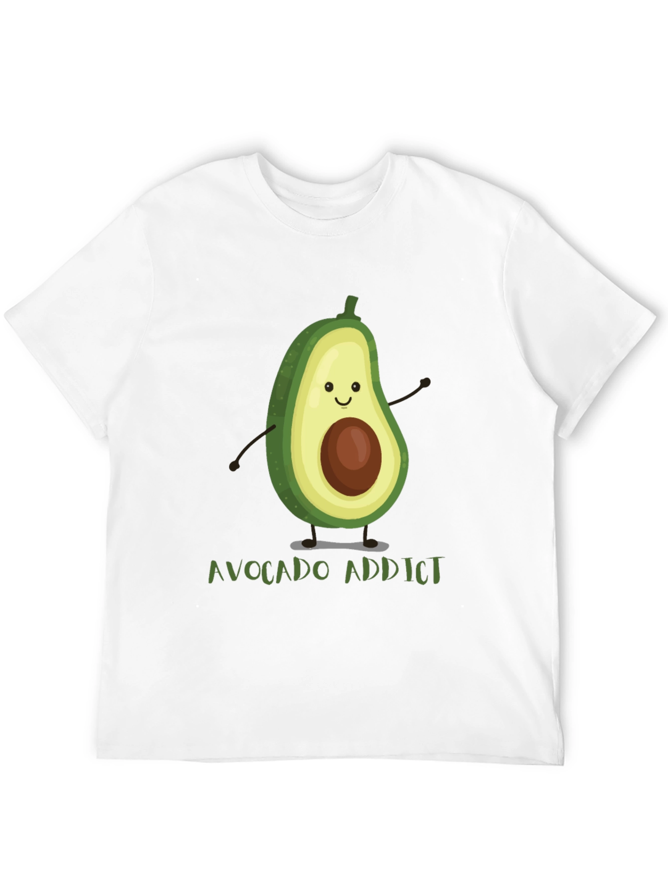 Avocado Addict Graphic Tee - Funny Foodie T-Shirt