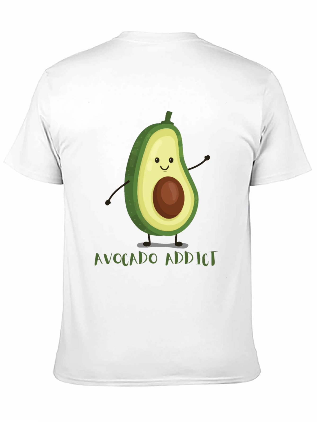 Avocado Addict Graphic Tee - Funny Foodie T-Shirt