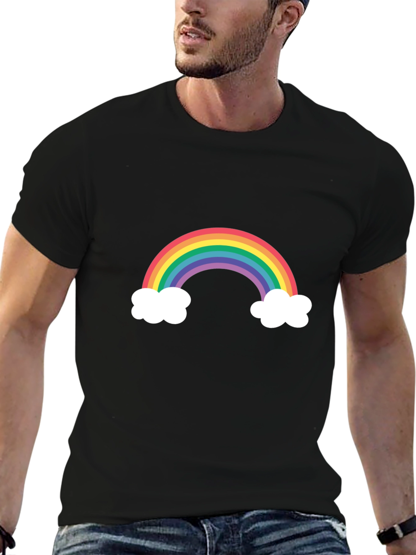 Rainbow Graphic Tee - Fun & Stylish Unisex T-Shirt