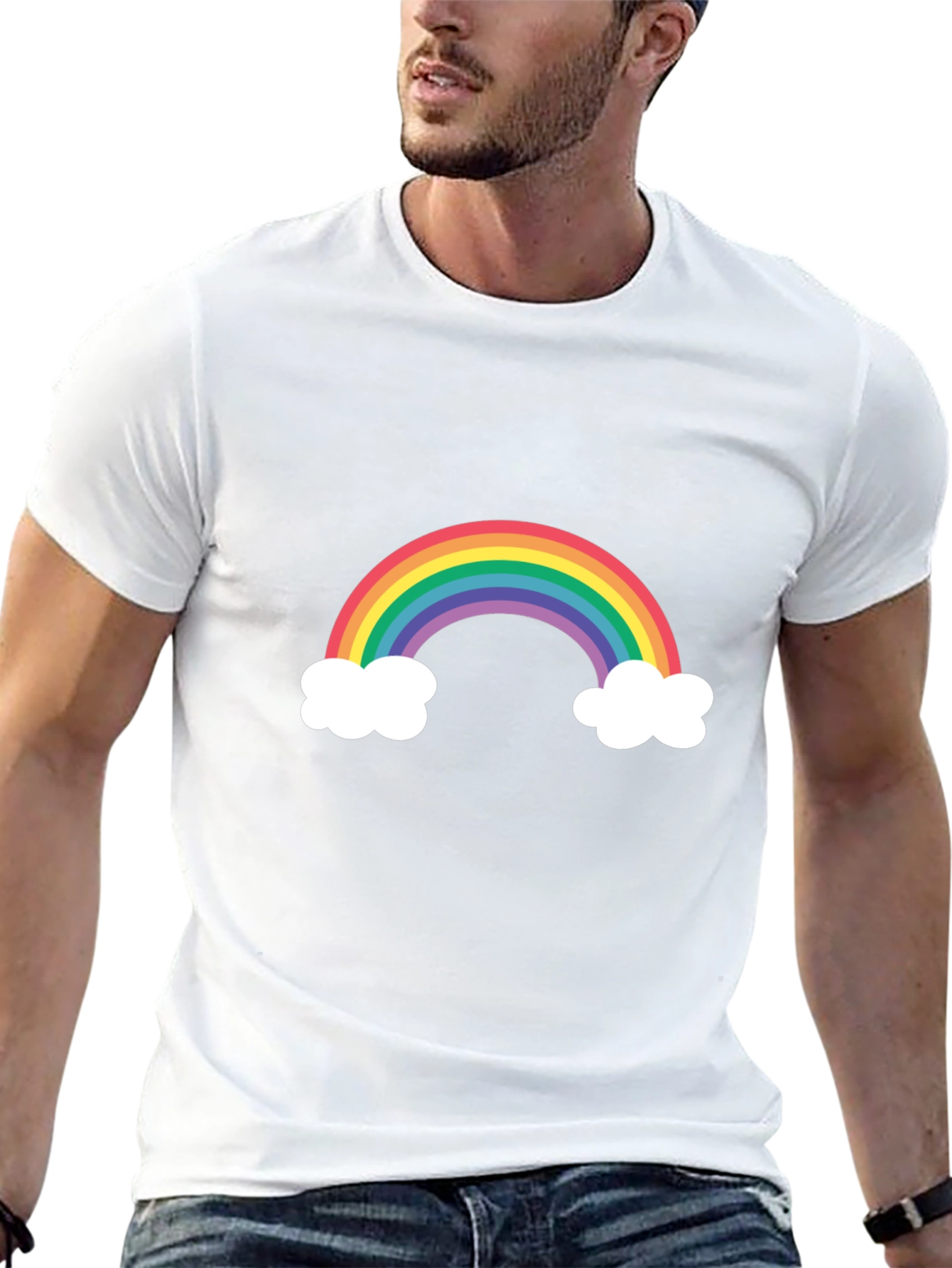 Rainbow Graphic Tee - Fun & Stylish Unisex T-Shirt
