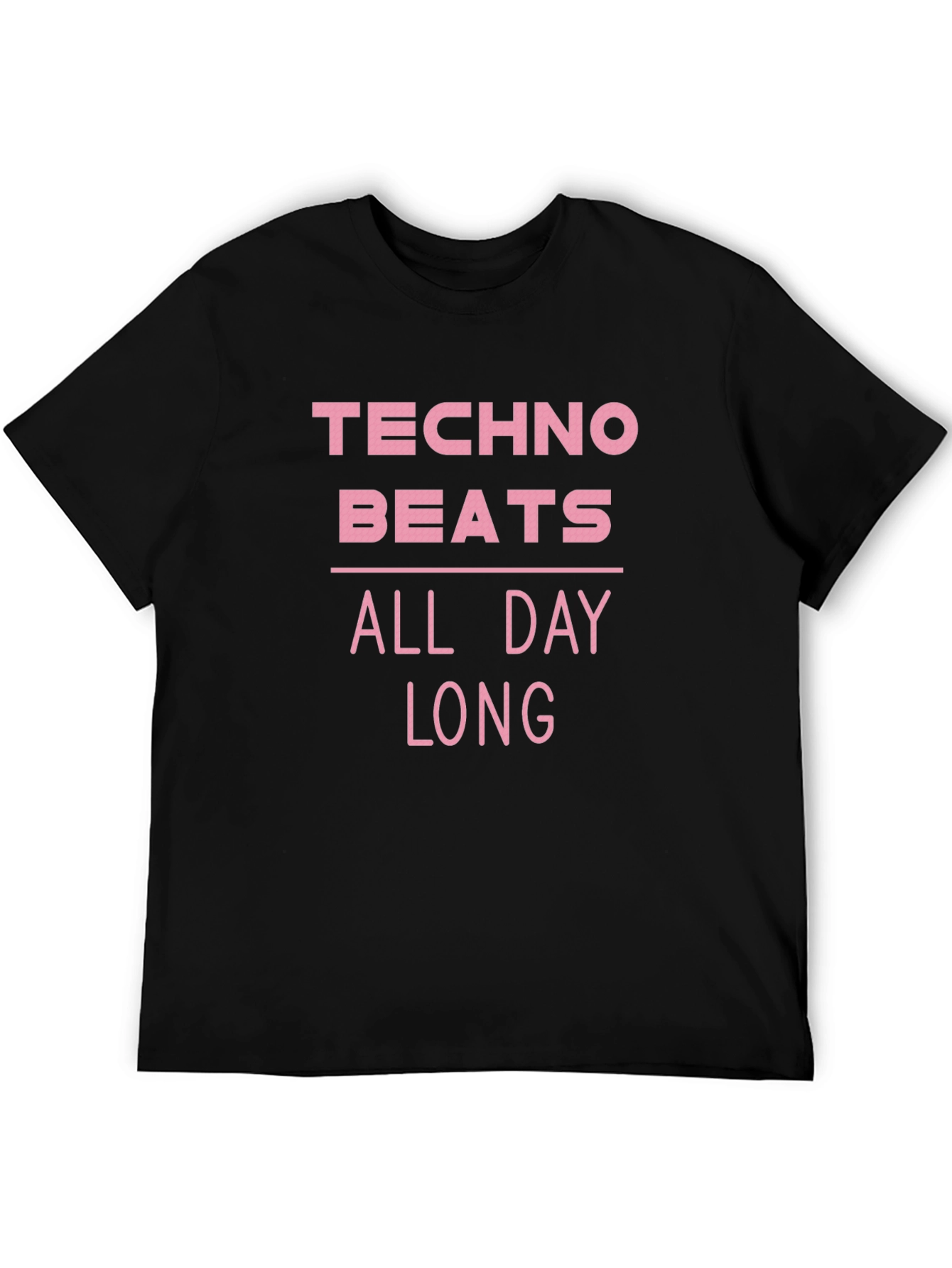 Techno Beats All Day Long Graphic T-Shirt