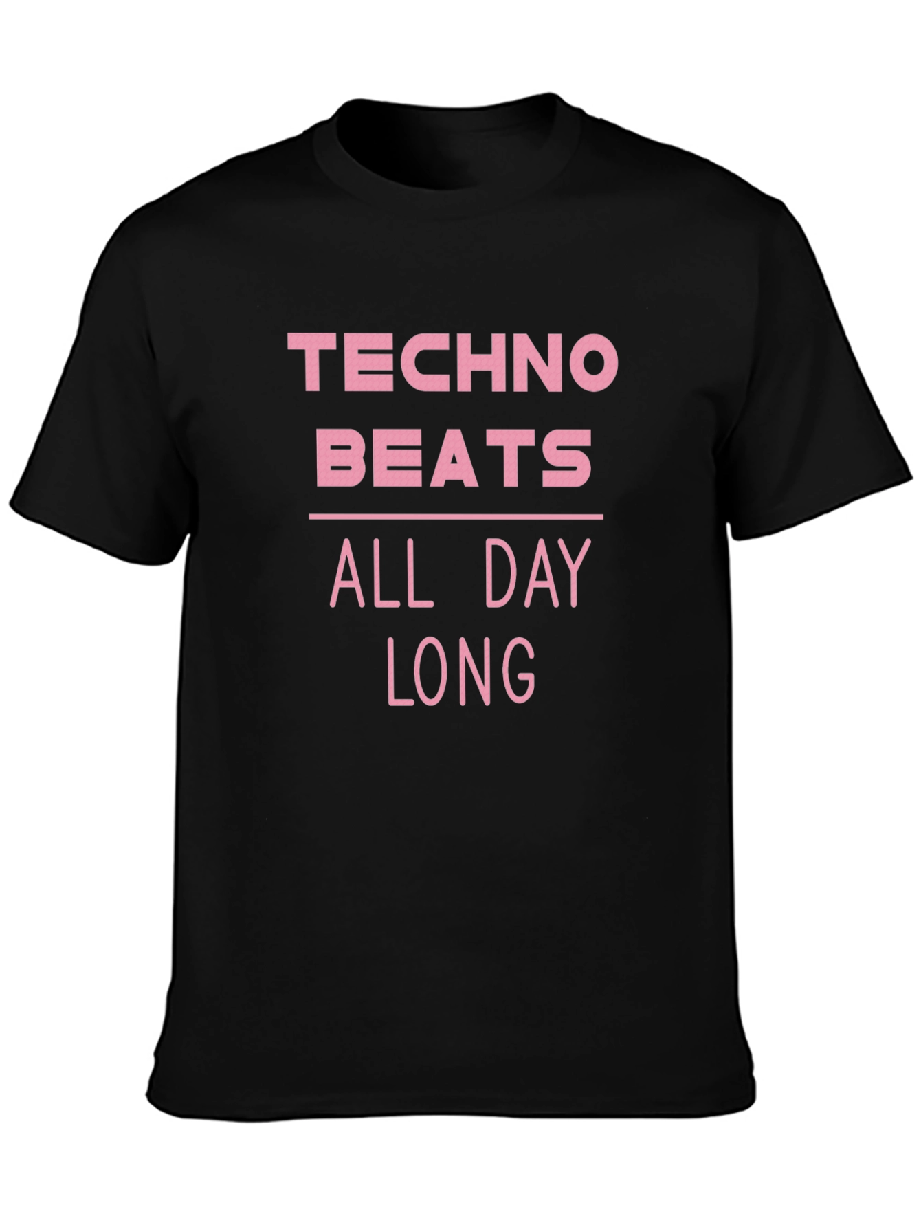 Techno Beats All Day Long Graphic T-Shirt