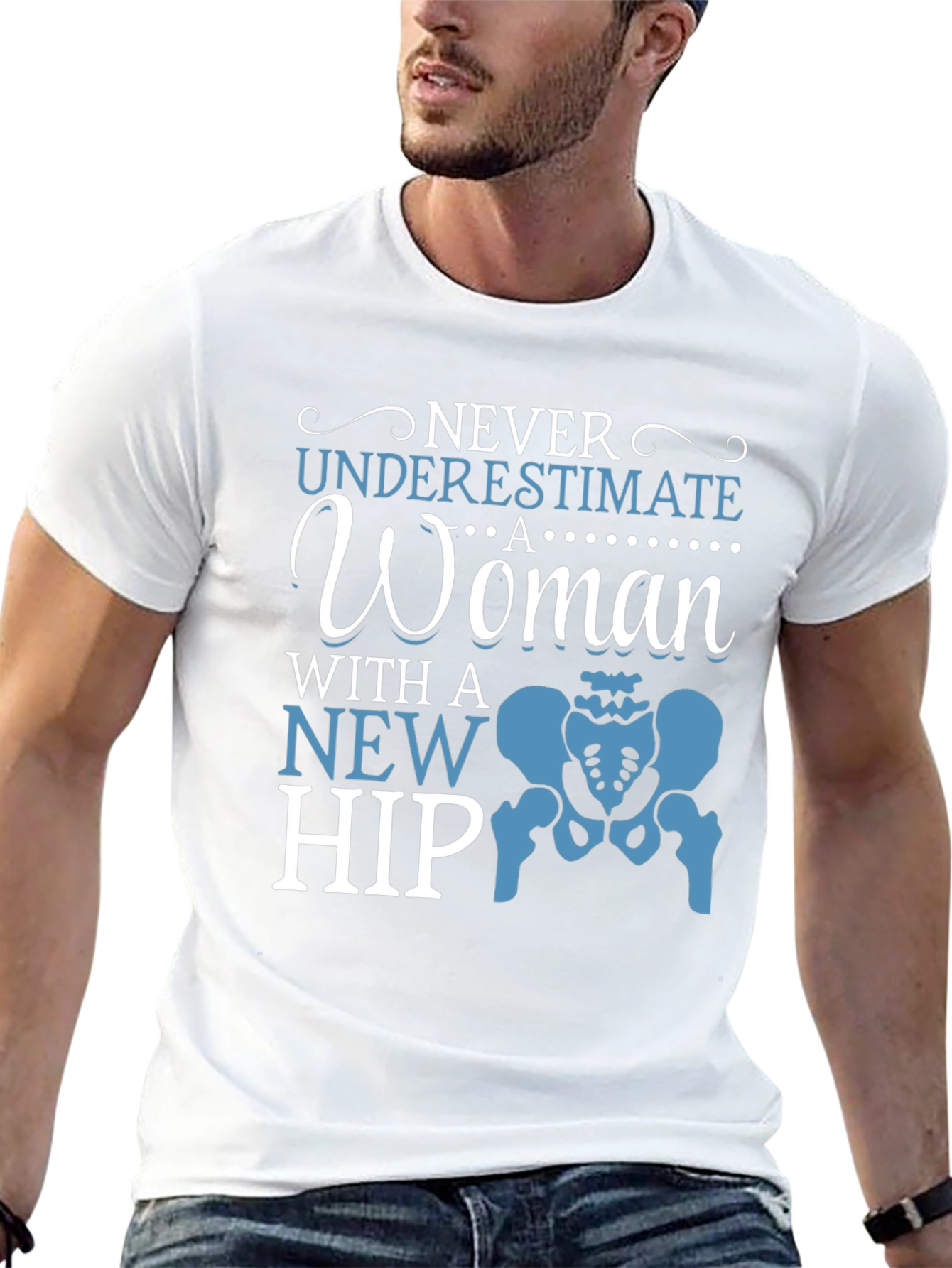 Never Underestimate New Hip Funny T-Shirt