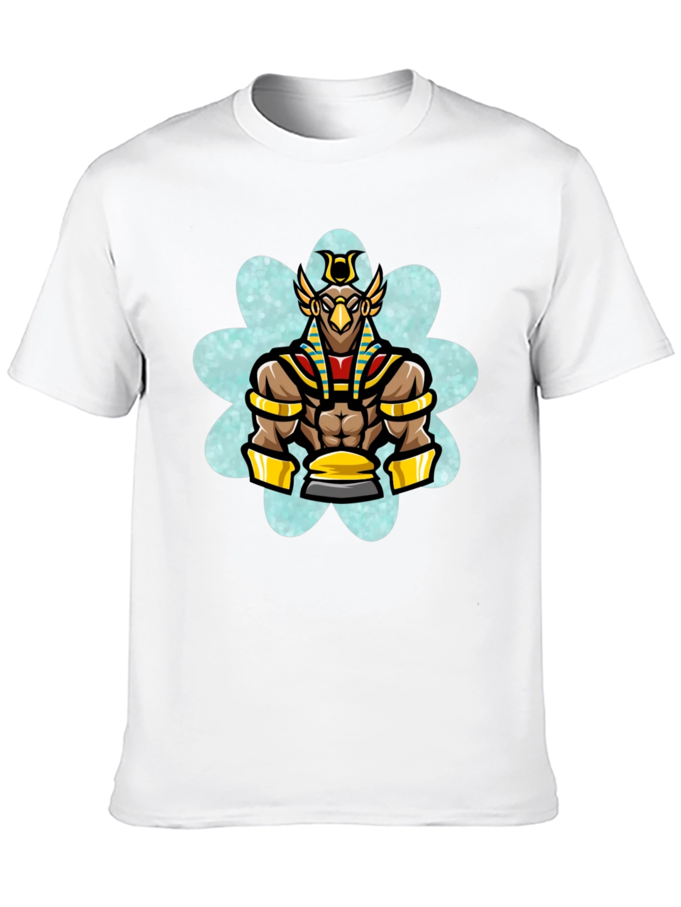 Egyptian God Horus T-Shirt - Black Cotton Tee