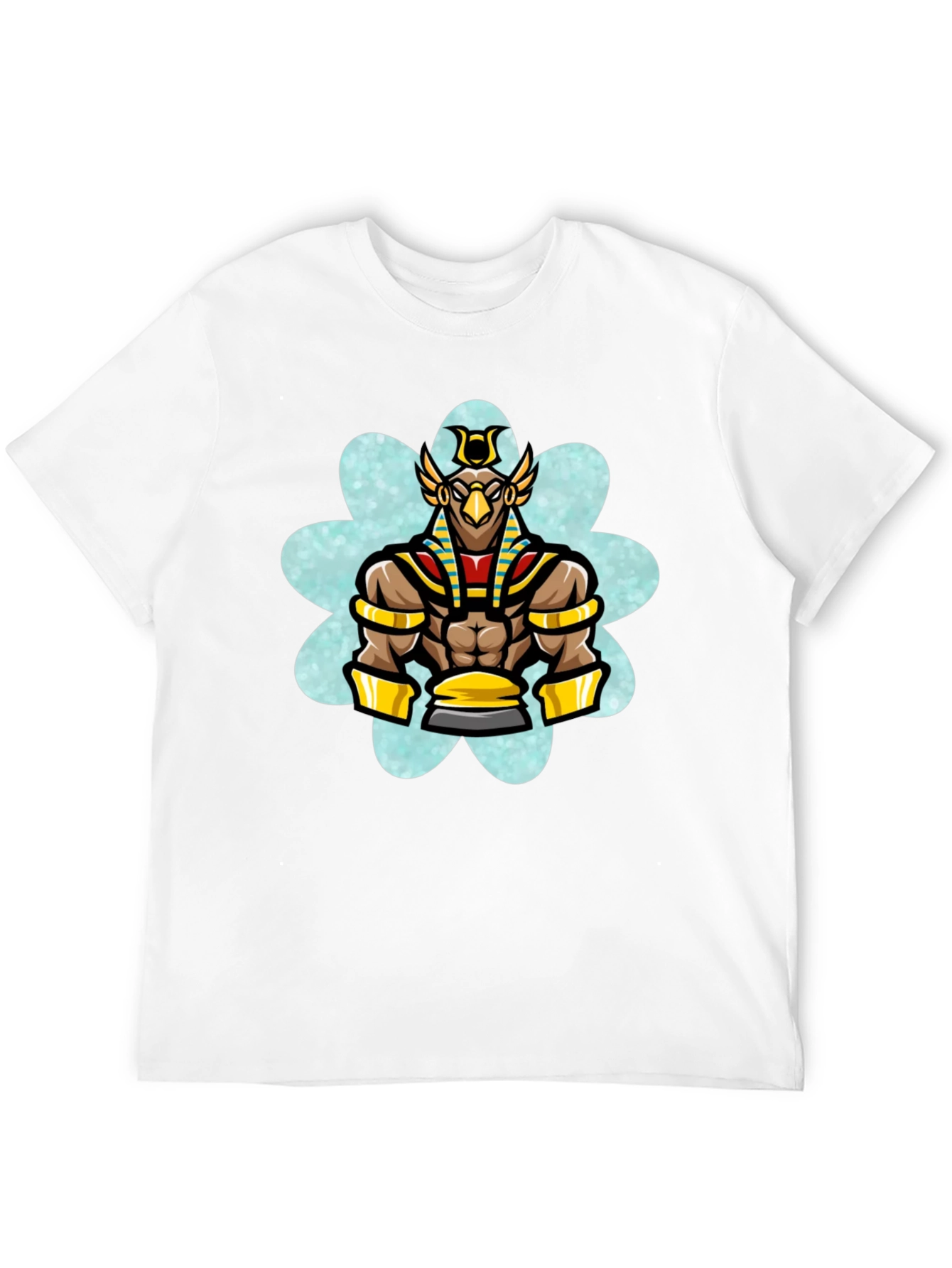 Egyptian God Horus T-Shirt - Black Cotton Tee