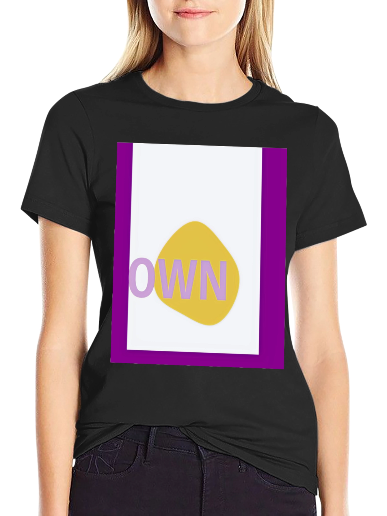 Modern OWN Graphic Black T-Shirt