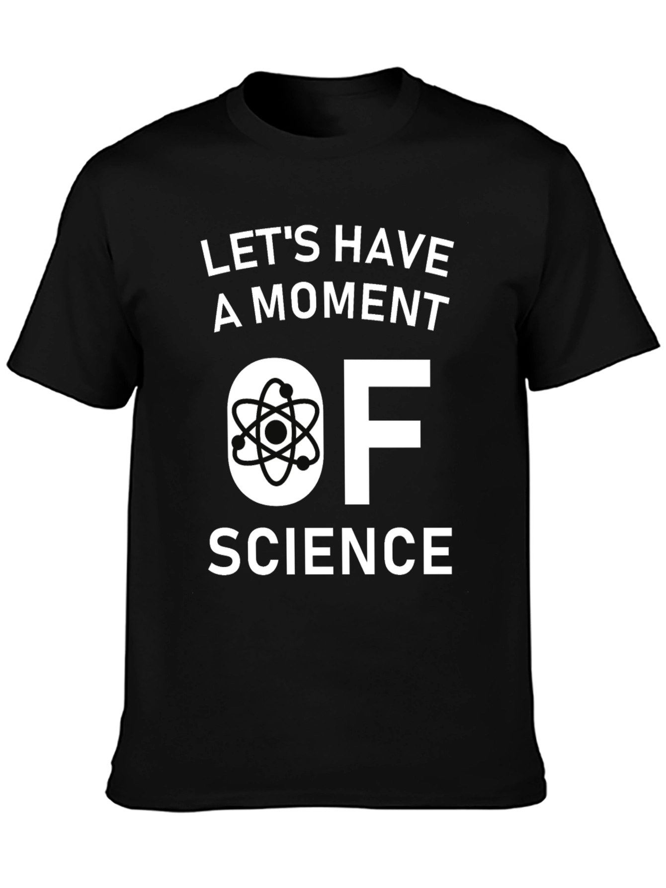 Science Moment T-Shirt - Black Short Sleeve