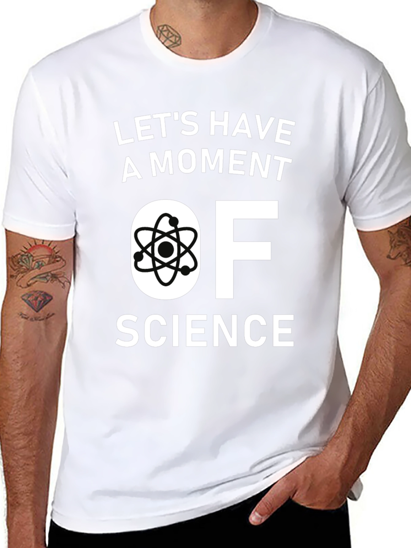 Science Moment T-Shirt - Black Short Sleeve