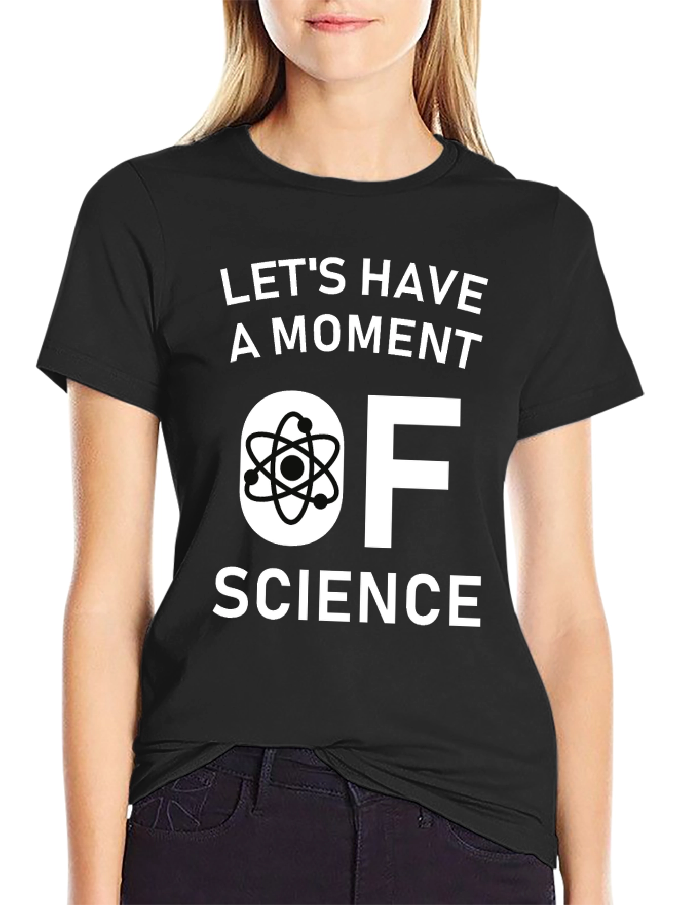Science Moment T-Shirt - Black Short Sleeve