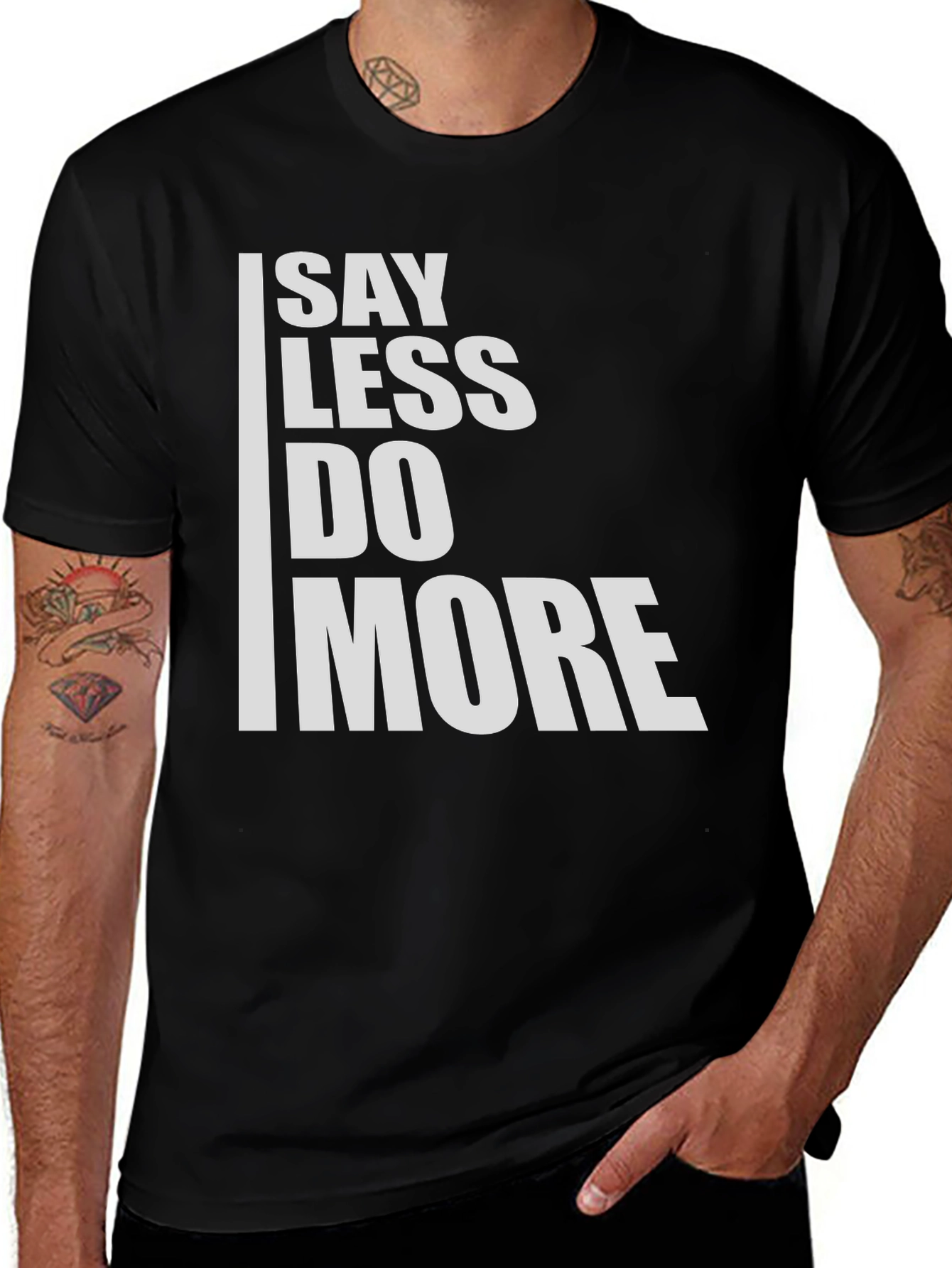 Say Less Do More Graphic Tee