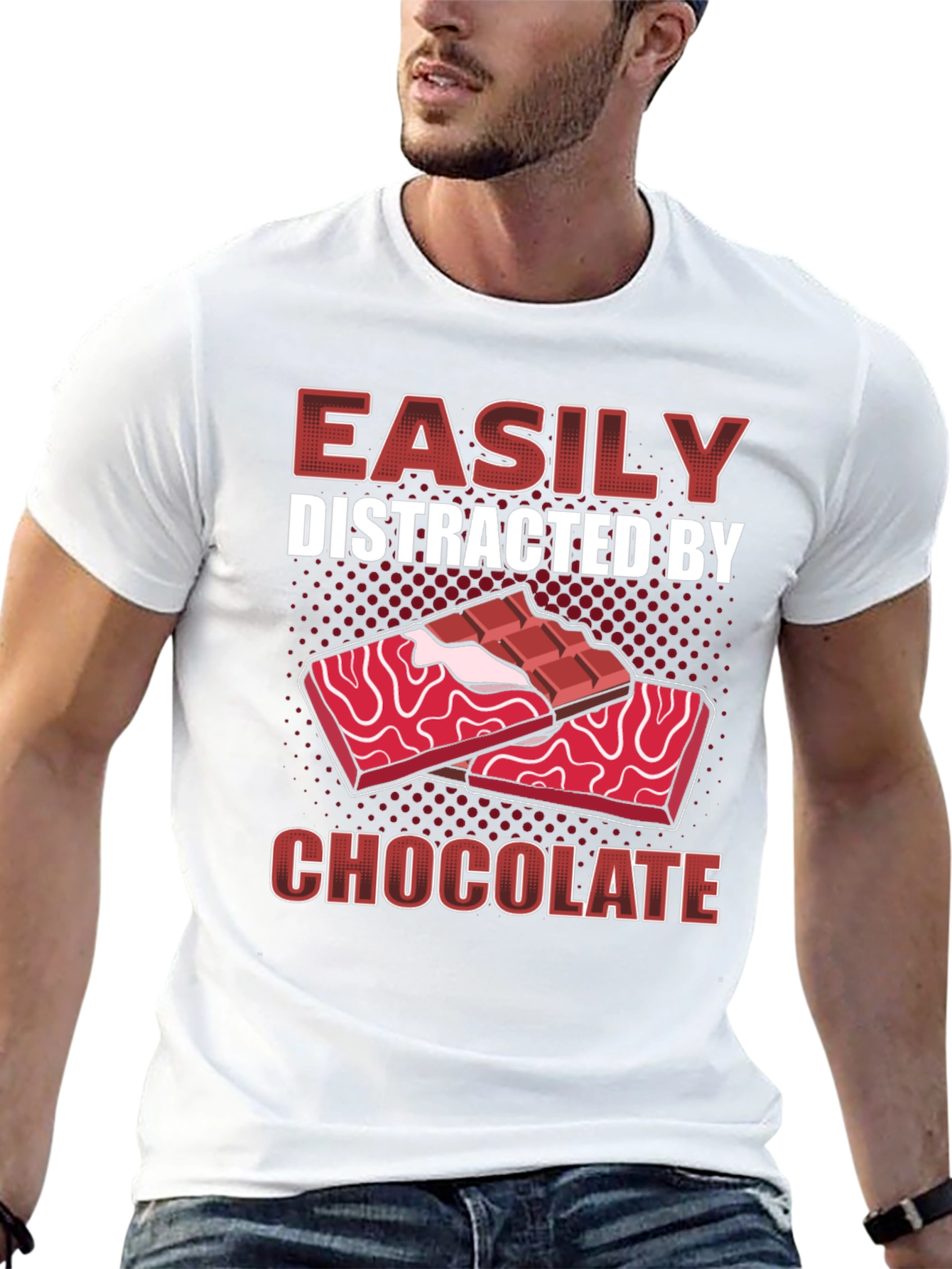 Easily Distracted By Chocolate T-Shirt