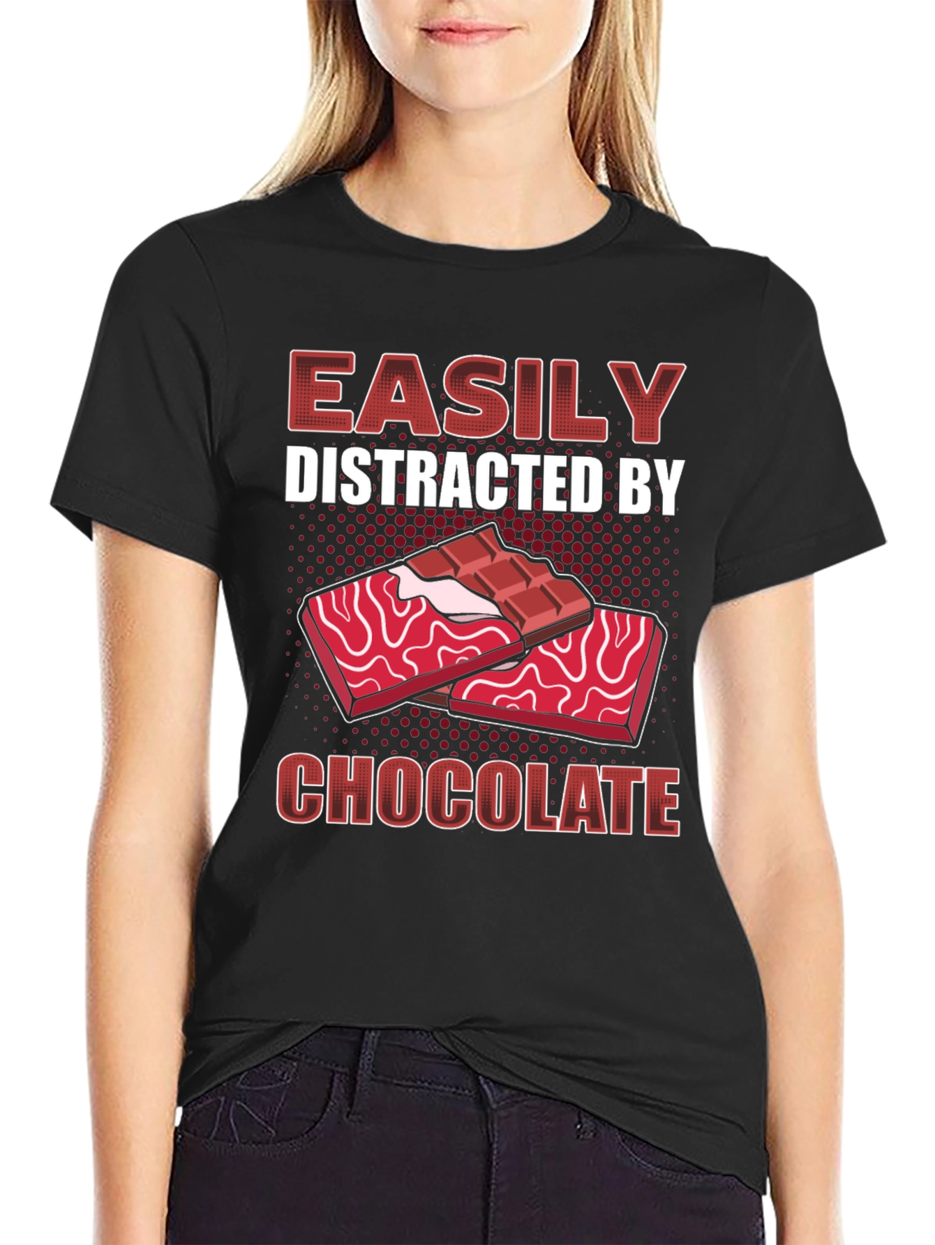 Easily Distracted By Chocolate T-Shirt