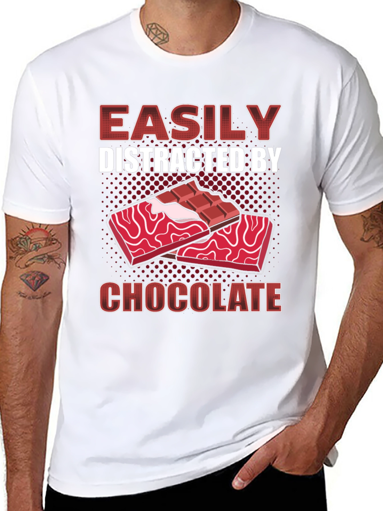 Easily Distracted By Chocolate T-Shirt